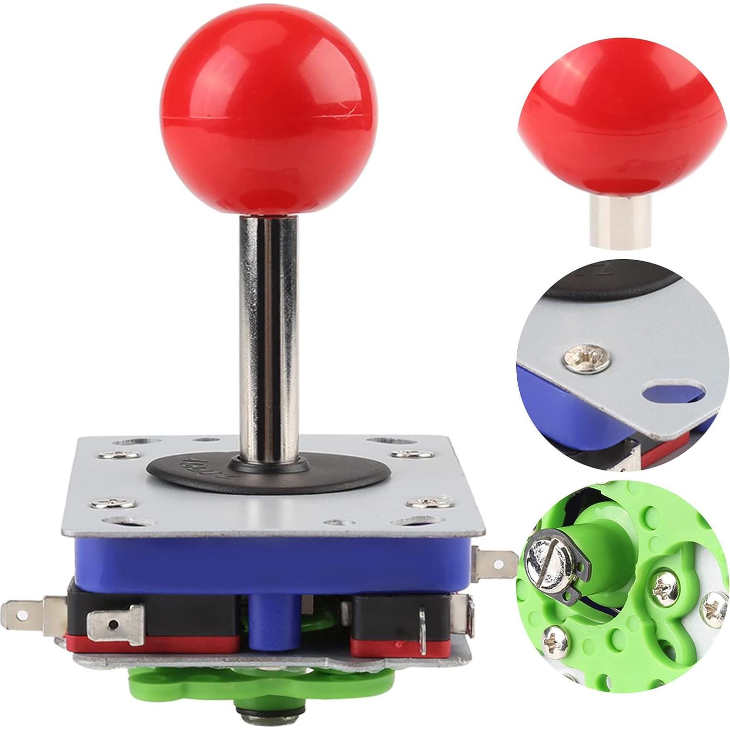 Joystick Arcade Zippy 2/4/8 Vías Ajustable para Juegos