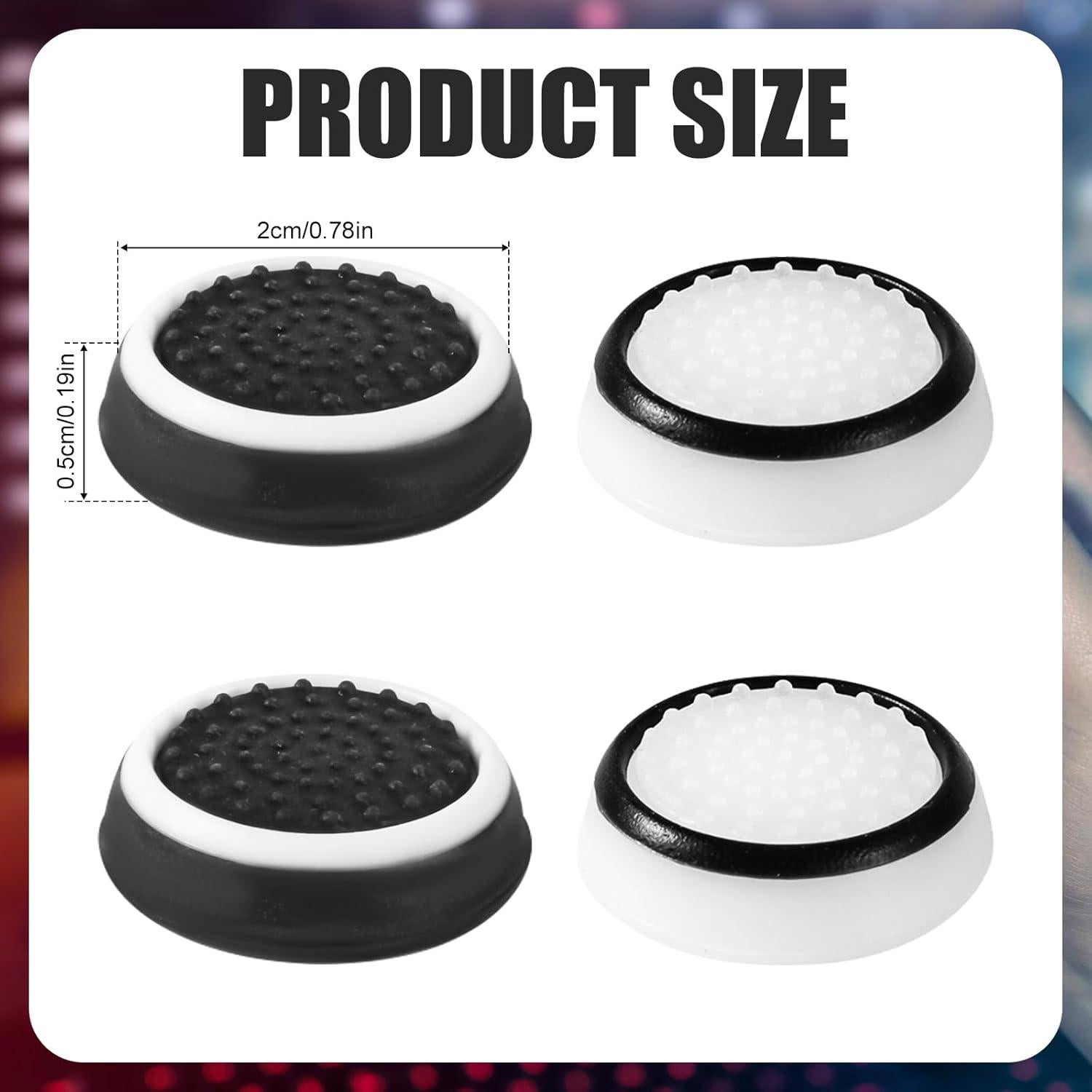 4 Agarre de Pulgar XIHIRCD para Joystick PS5 PS4 Xbox Switch