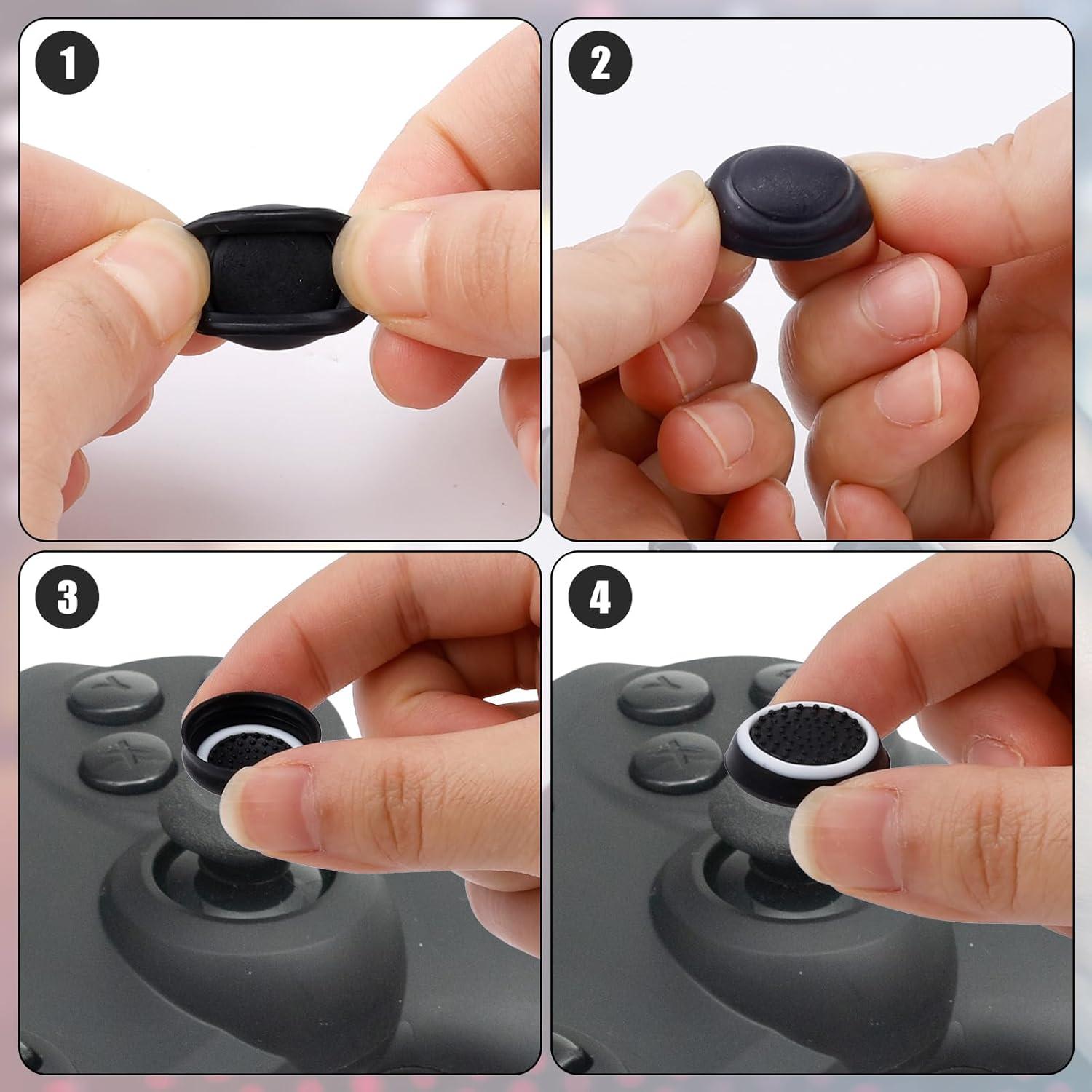 4 Agarre de Pulgar XIHIRCD para Joystick PS5 PS4 Xbox Switch