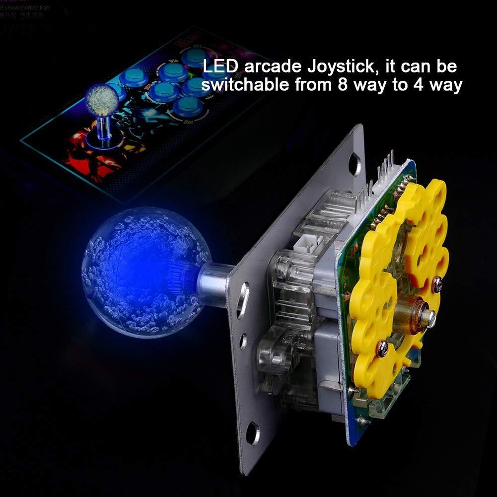 Joystick LED Arcade Colorido para Juegos en Casa - 0.29 kg