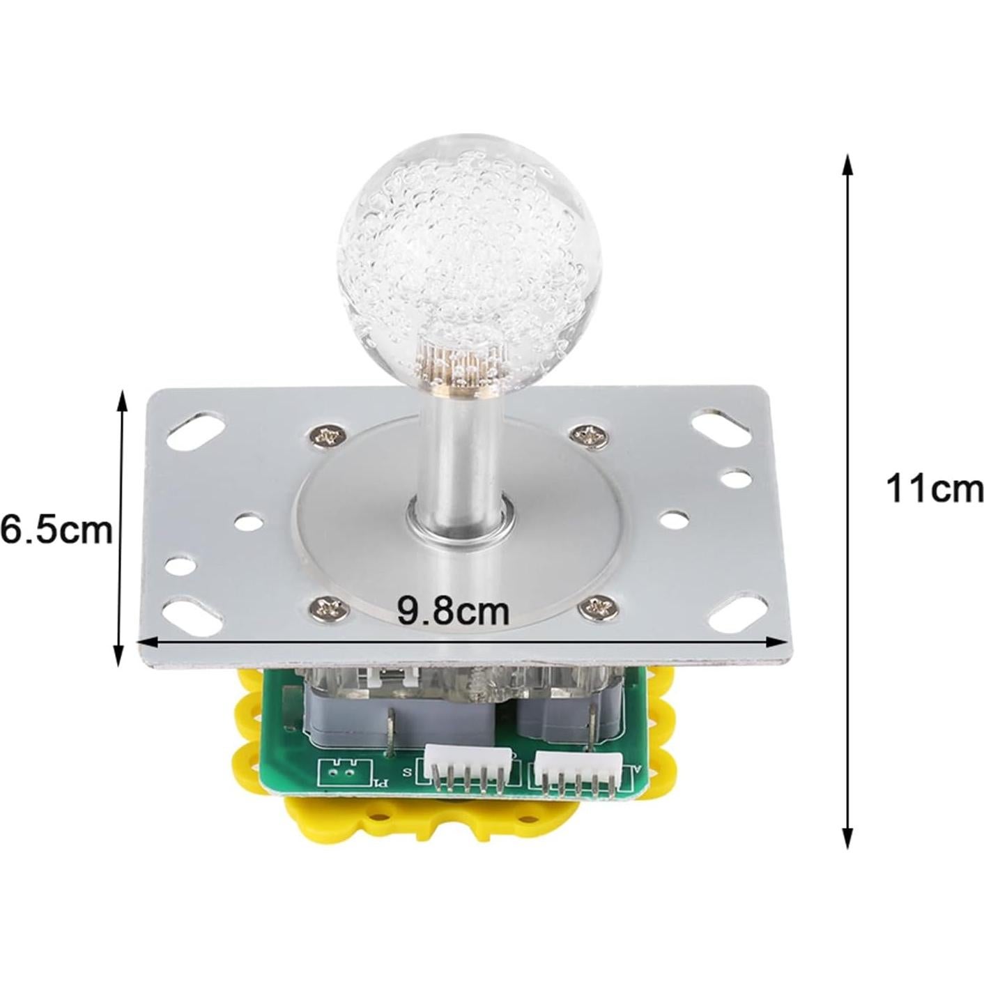 Joystick LED Zerodis para Juegos, Mango Largo, 8/4 Vías