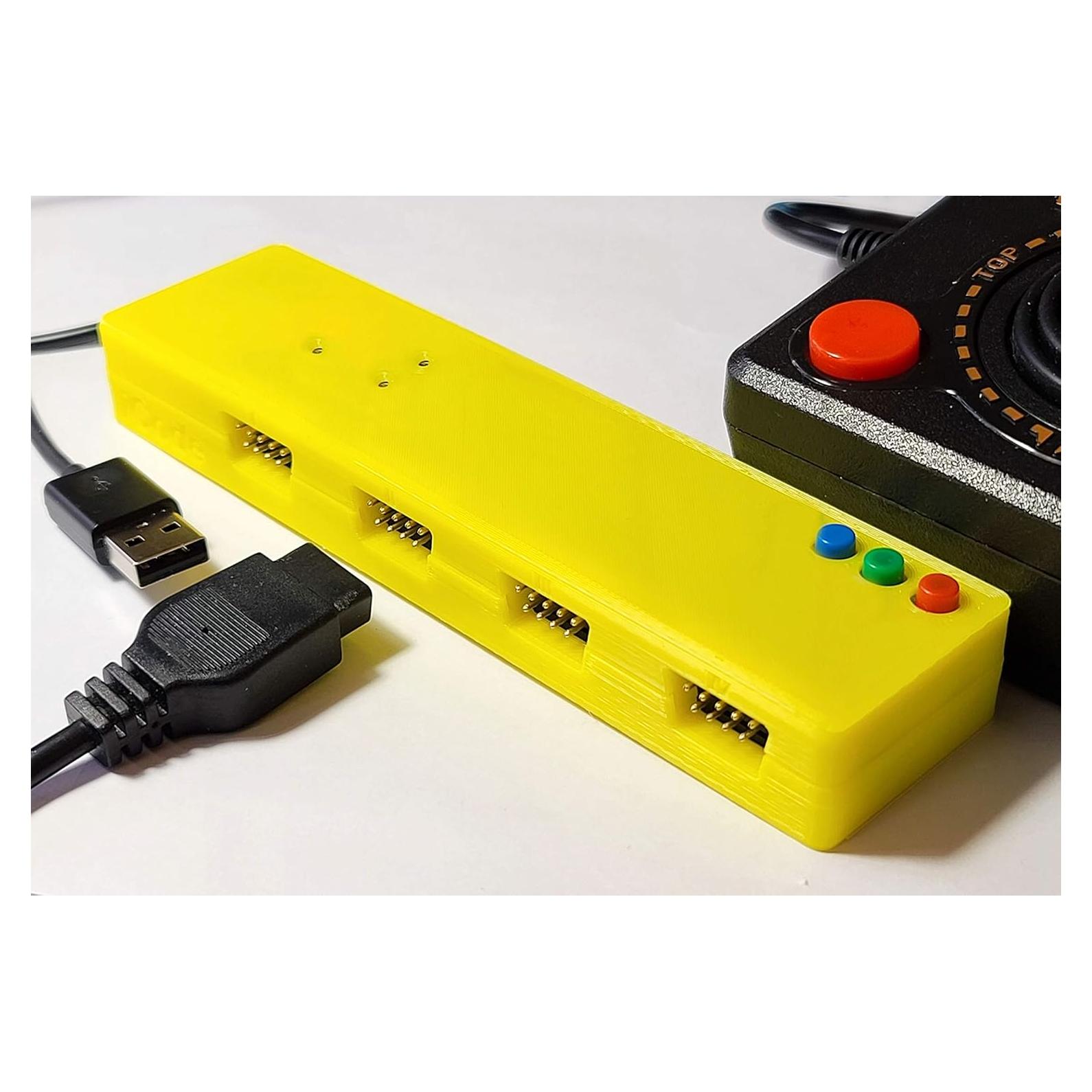 Adaptador USB Multijugador iCode RETROPRO4 para Joysticks Atari
