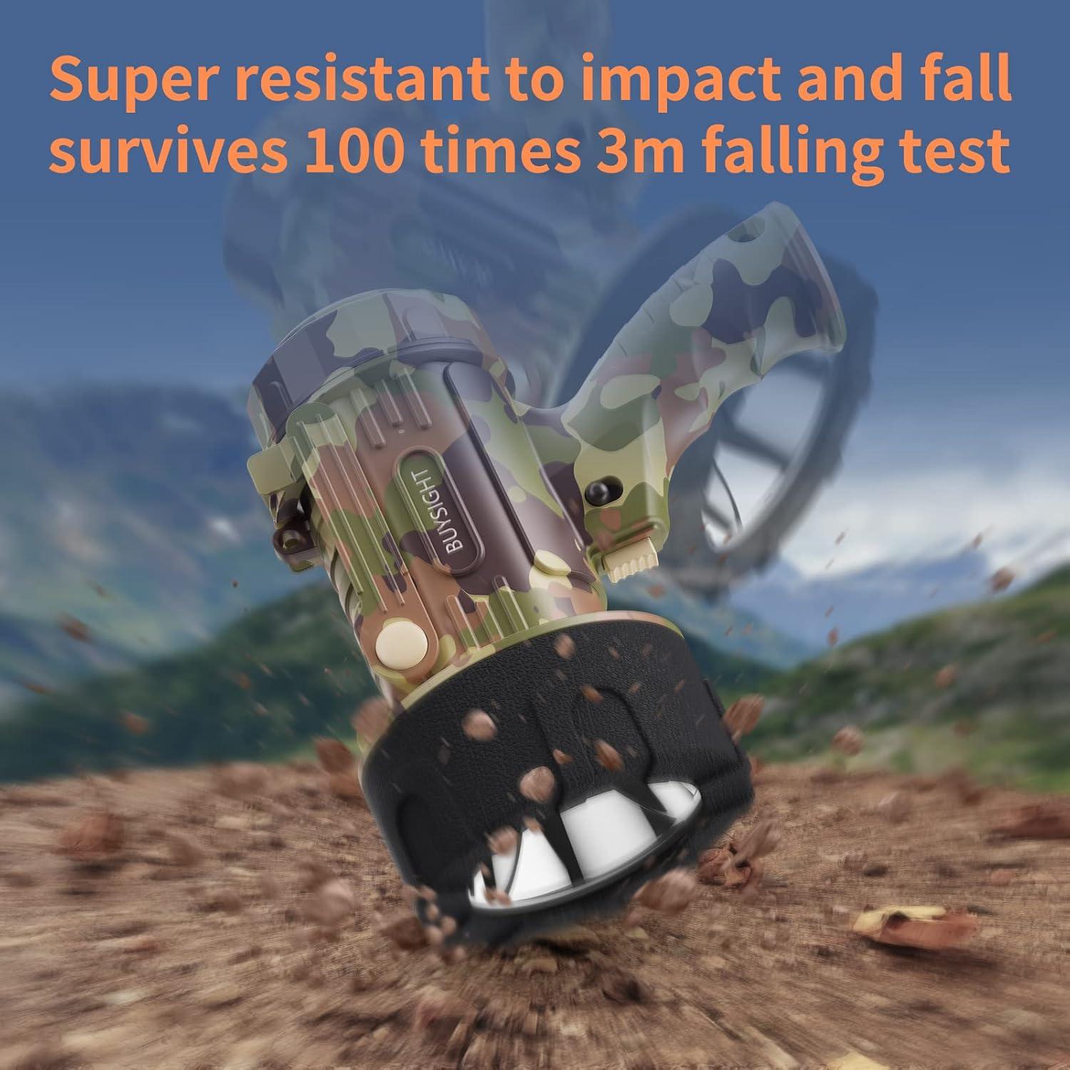 Linterna Recargable BUYSIGHT 1000000 lúmenes Impermeable