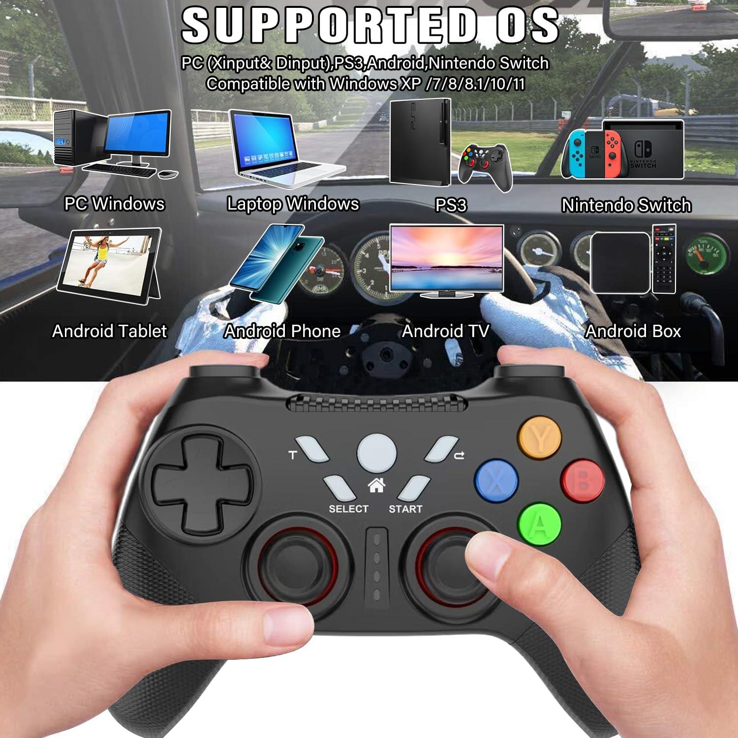 Controlador Inalámbrico TOOPONE PS4/PS3/Nintendo Switch 6 Ejes