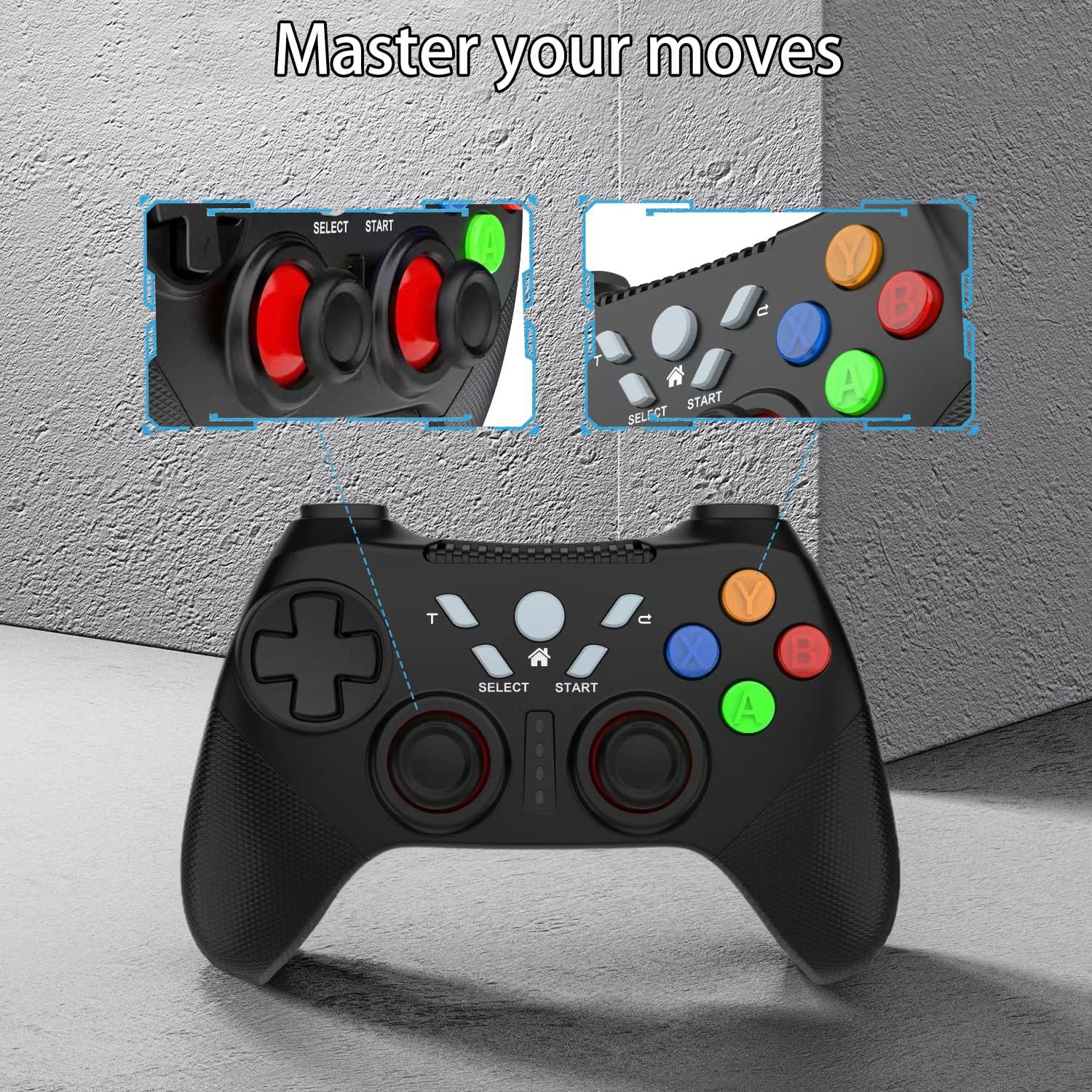 Controlador Inalámbrico TOOPONE PS4/PS3/Nintendo Switch 6 Ejes