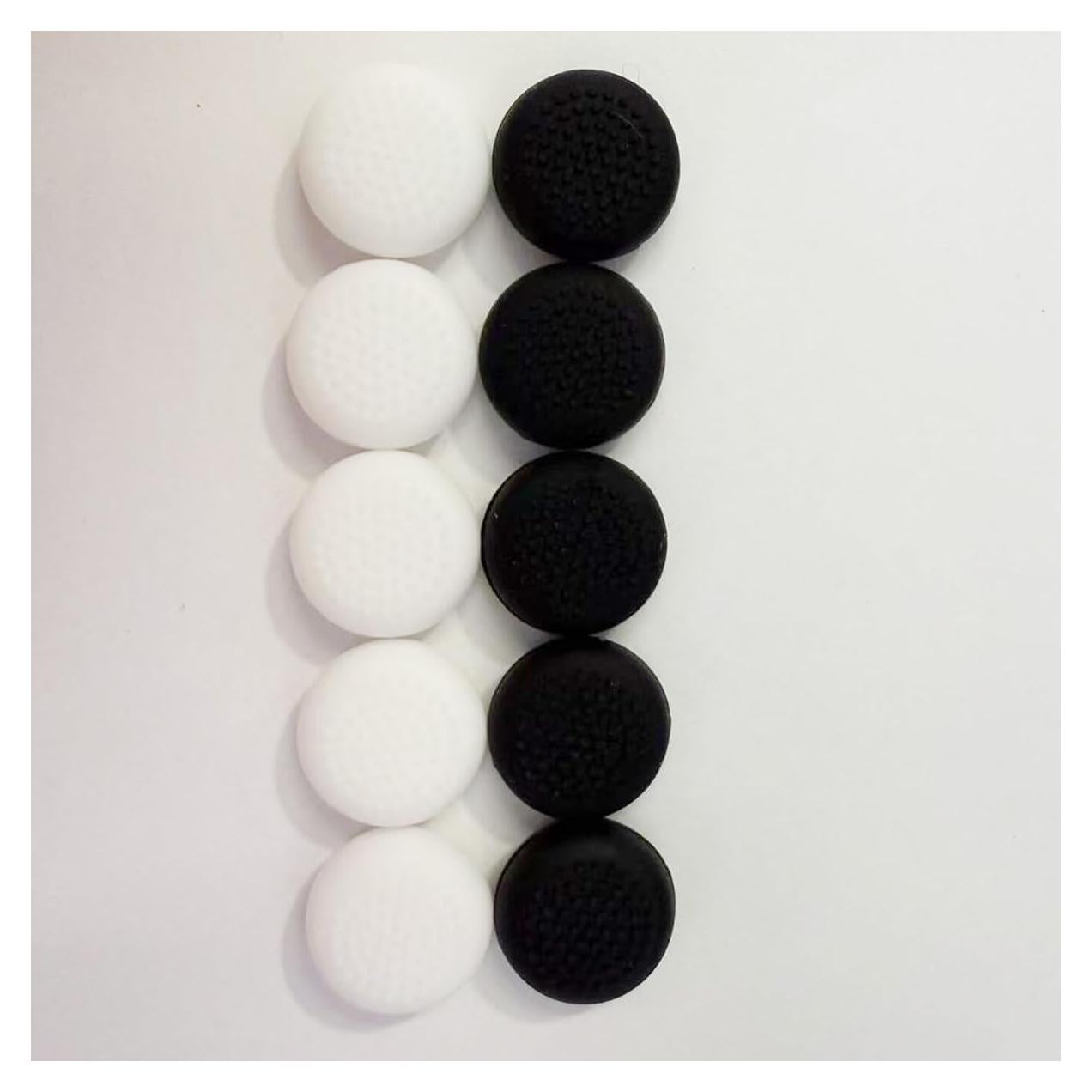 Tapa de Joystick VIESUP para Quest 1 y 2 - 10 Piezas (5 Negro + 5 Blanco)