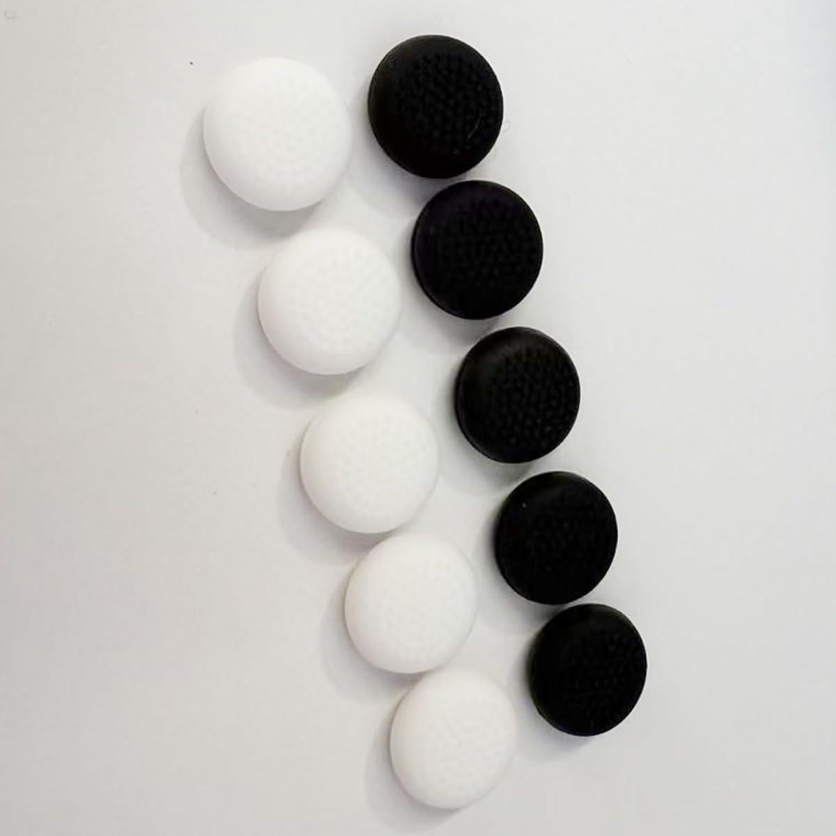 Tapa de Joystick VIESUP para Quest 1 y 2 - 10 Piezas (5 Negro + 5 Blanco)