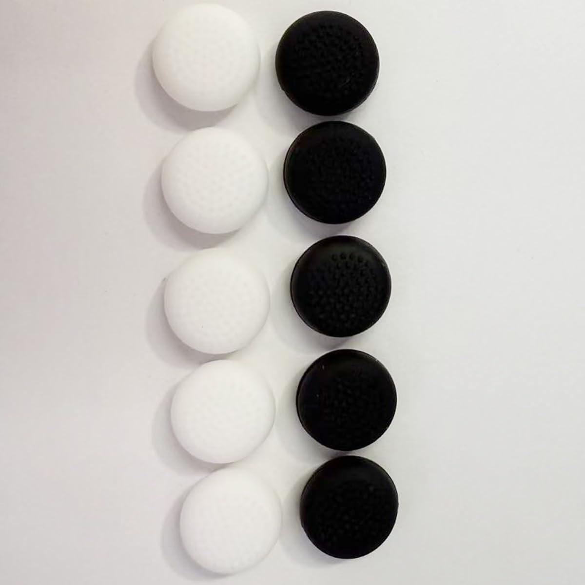 Tapa de Joystick VIESUP para Quest 1 y 2 - 10 Piezas (5 Negro + 5 Blanco)