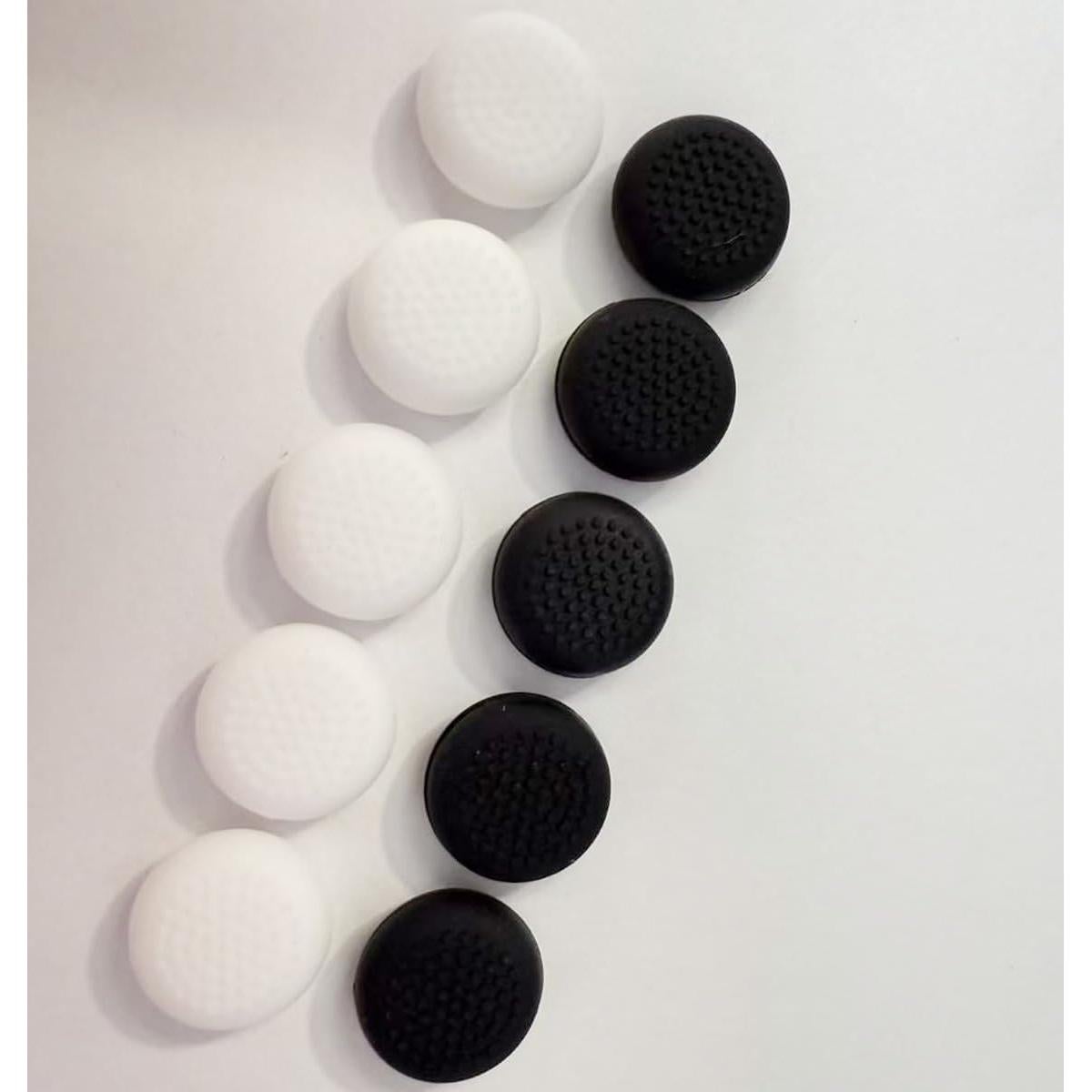 Tapa de Joystick VIESUP para Quest 1 y 2 - 10 Piezas (5 Negro + 5 Blanco)