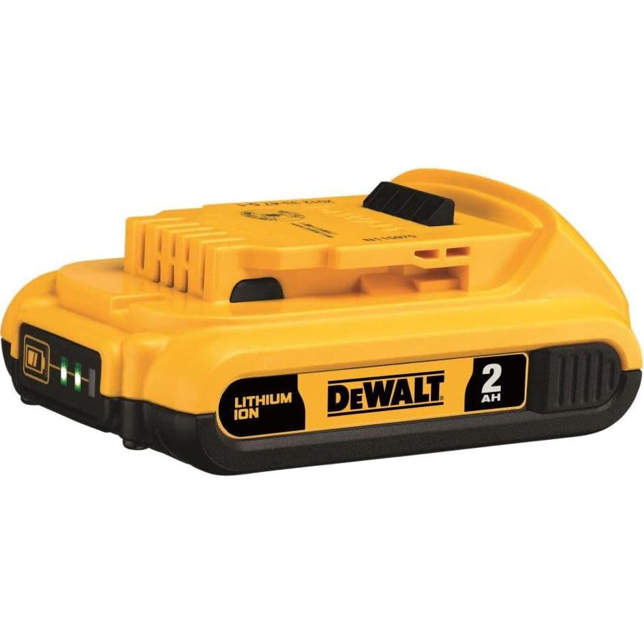 Batería DEWALT 20V MAX DCB203-2 Compacta 2.0Ah Paquete 2