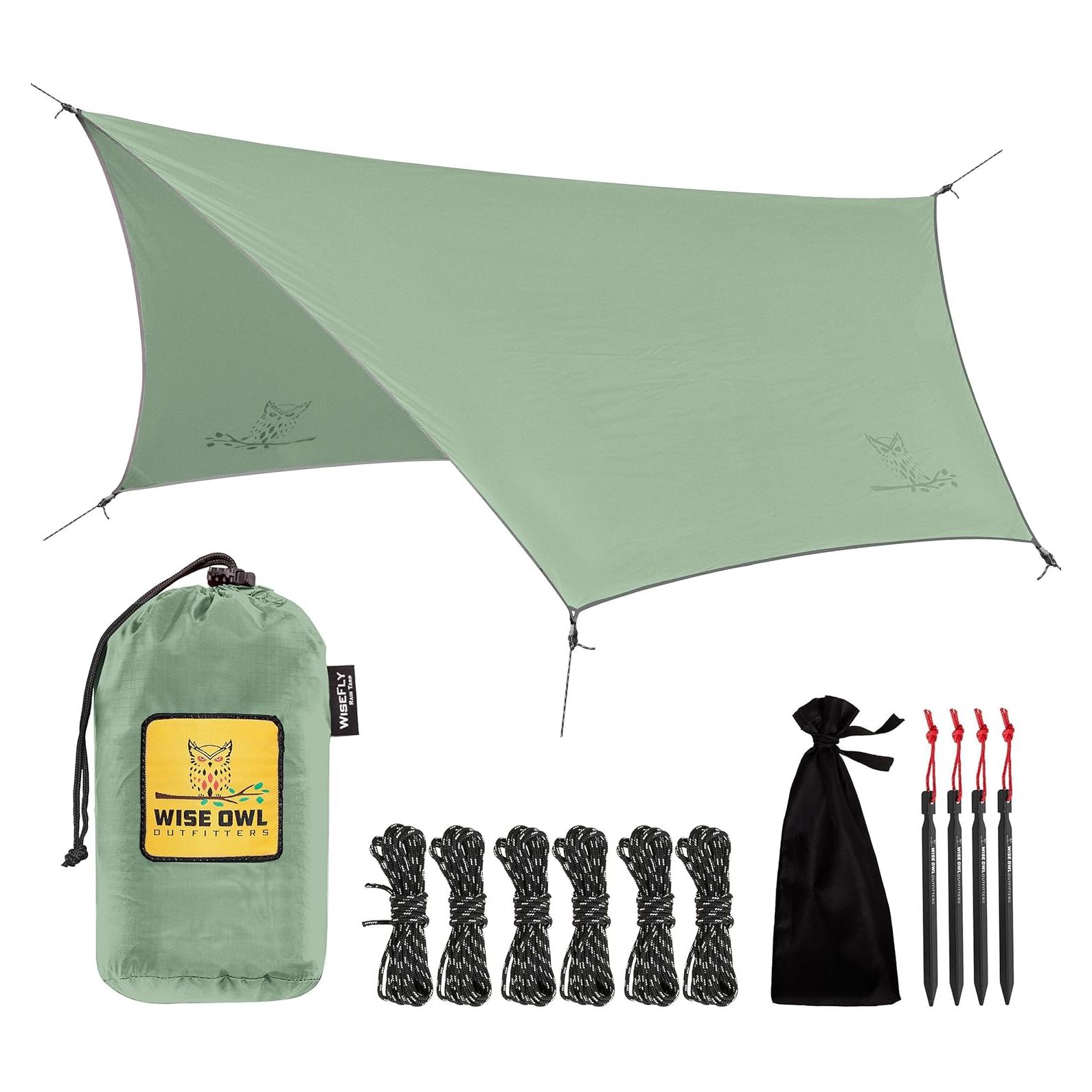 Toldo de Camping Wise Owl 3,35x2,74m Impermeable Portátil