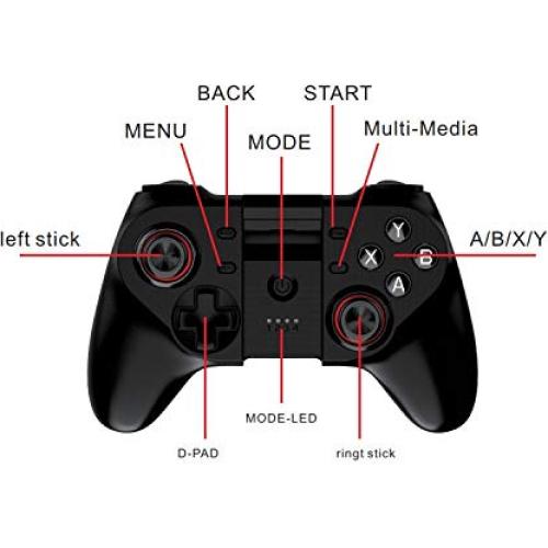 Controlador de Juego Móvil TECGAMER Inalámbrico Bluetooth