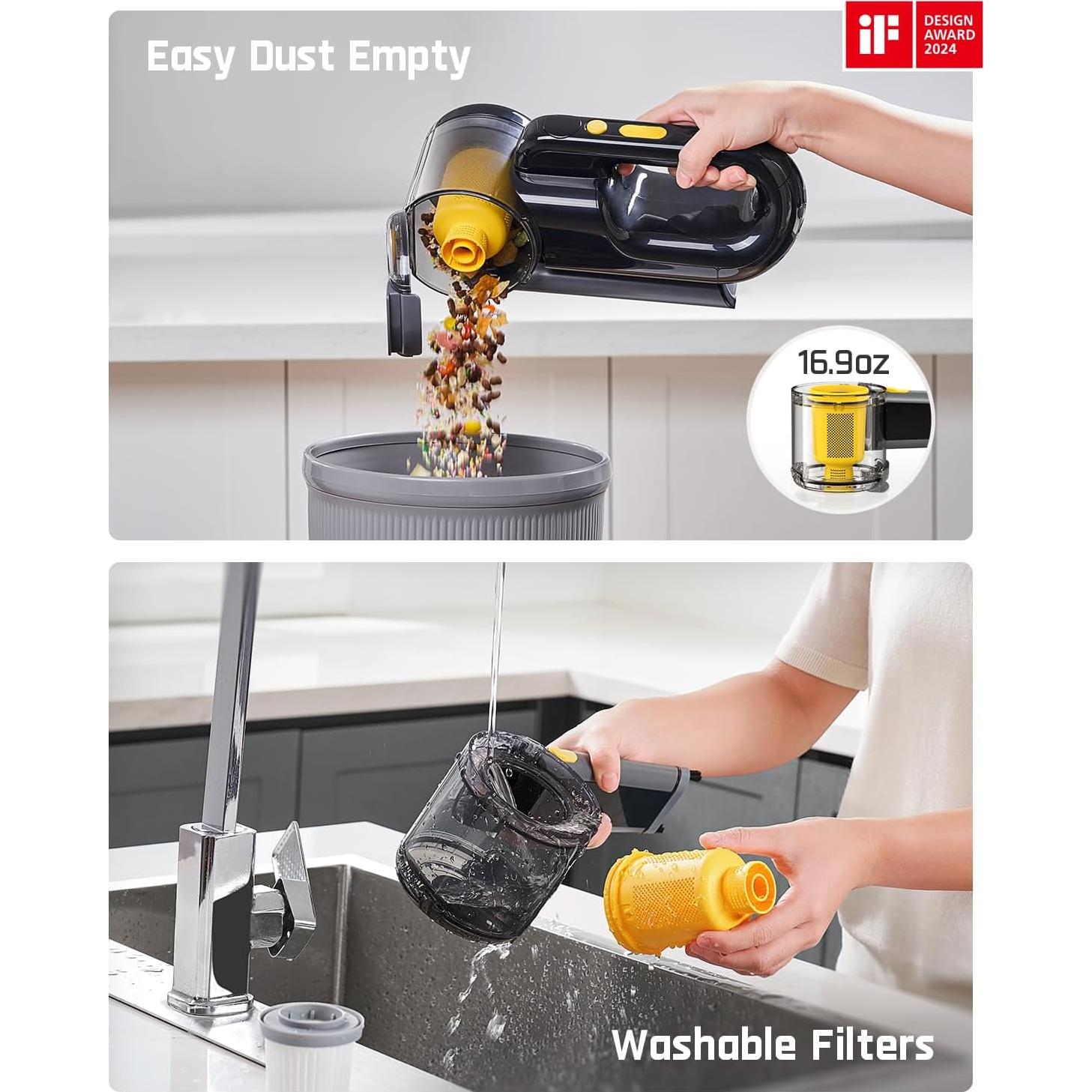 Aspiradora de Coche Inalámbrica Fanttik Fold V10 Apex 17000Pa