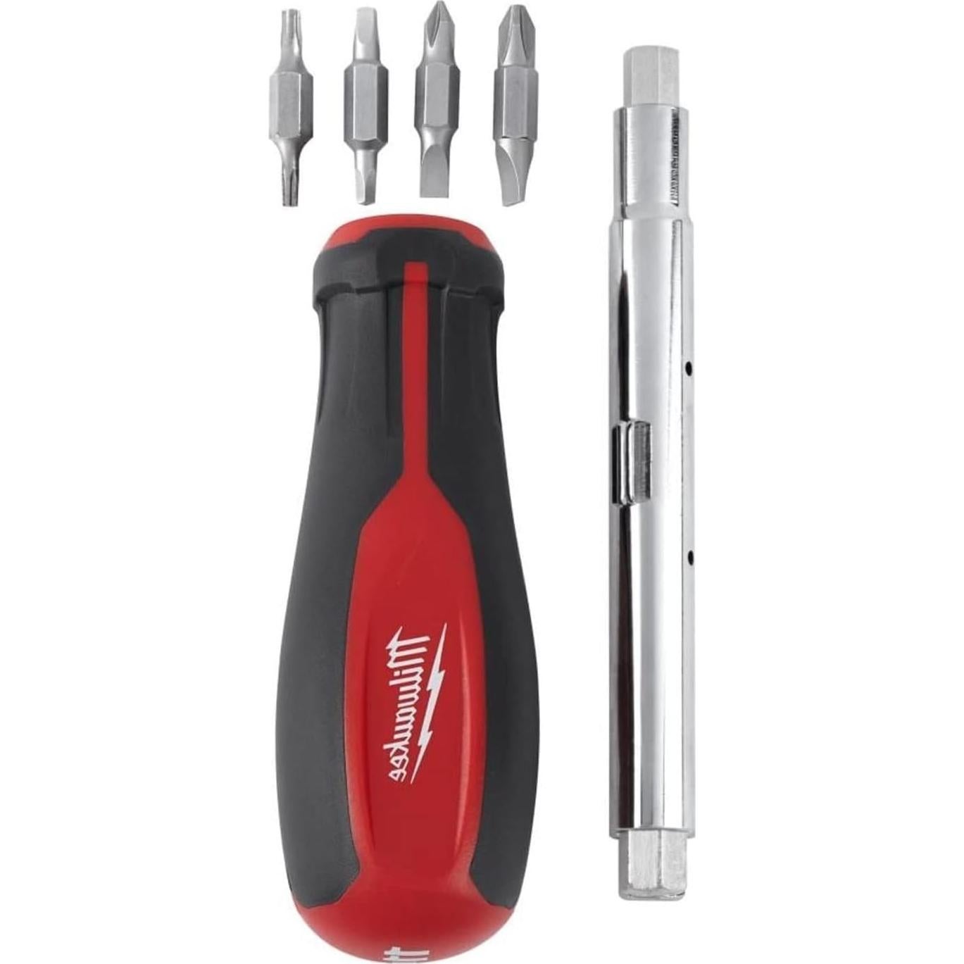 Destornillador Milwaukee 11-en-1 y 13-en-1 Rojo Ergonómico