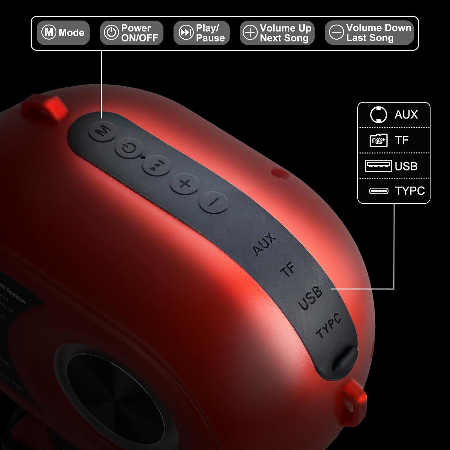 Altavoz Bluetooth Portátil Hipoke M18 25W 36h Batería 18V