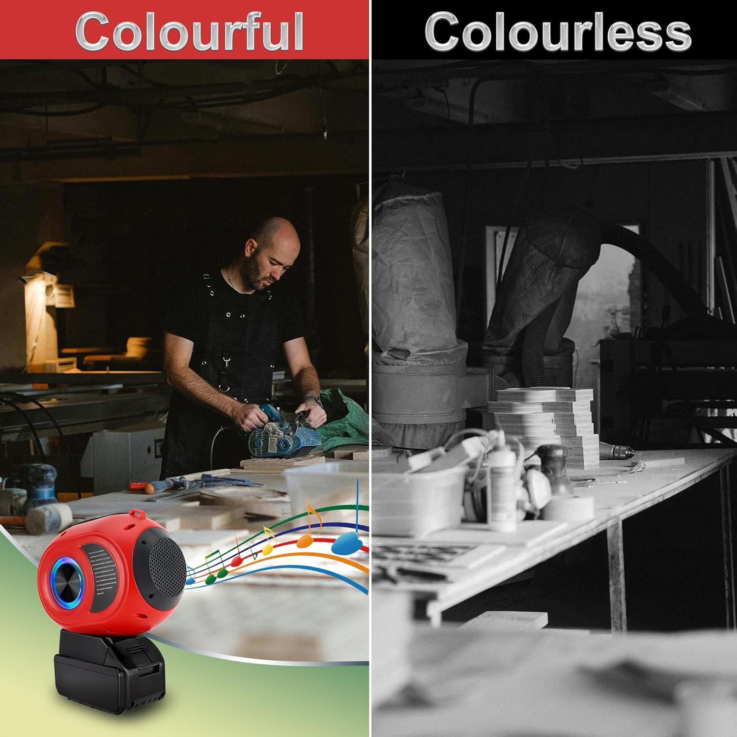 Altavoz Bluetooth Portátil Hipoke M18 25W 36h Batería 18V