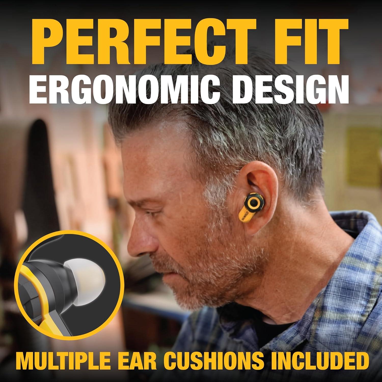 Auriculares Inalámbricos DEWALT PRO-X2 ANC Bluetooth IP54