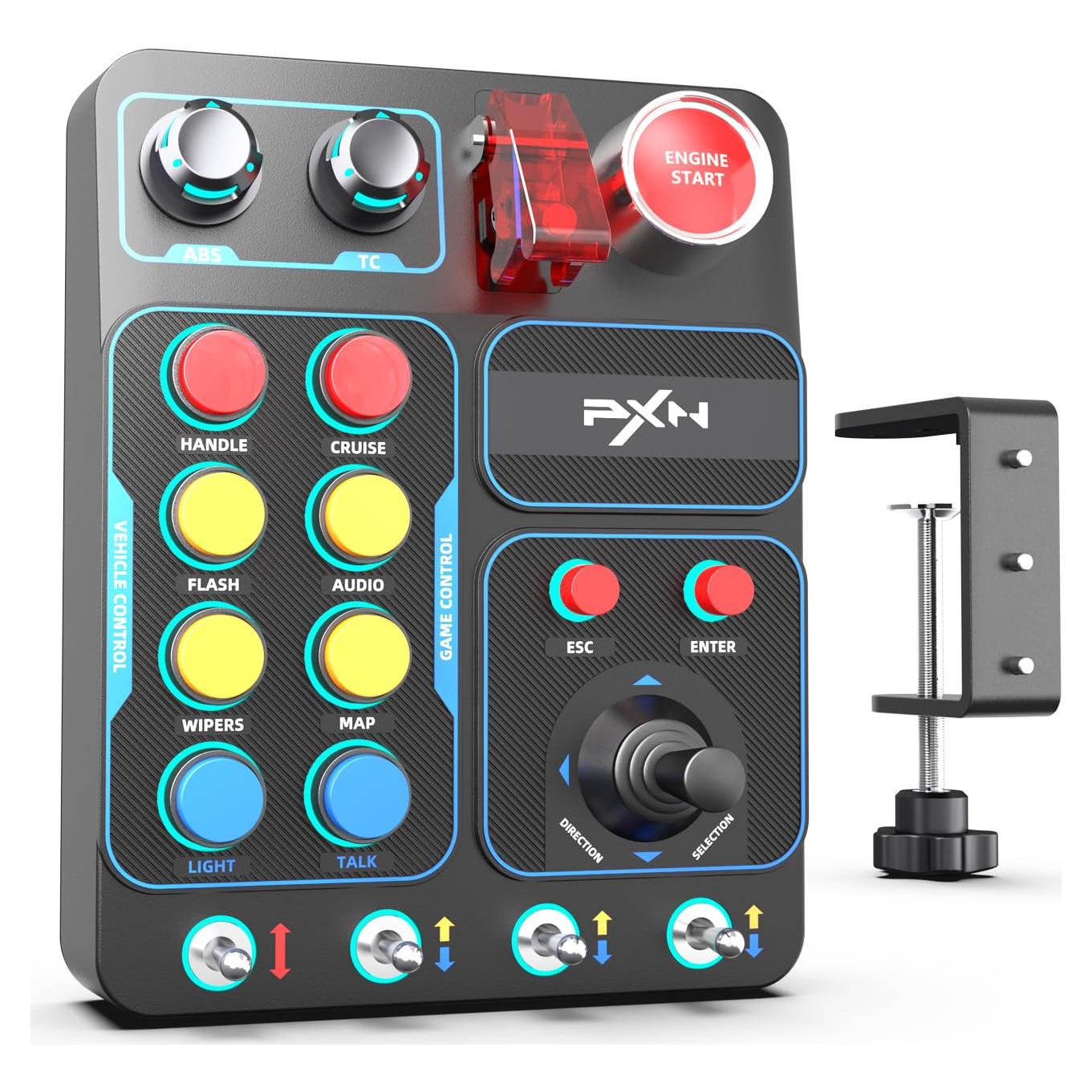 Caja de Botones PXN CB1 USB 30 Botones RGB para PC