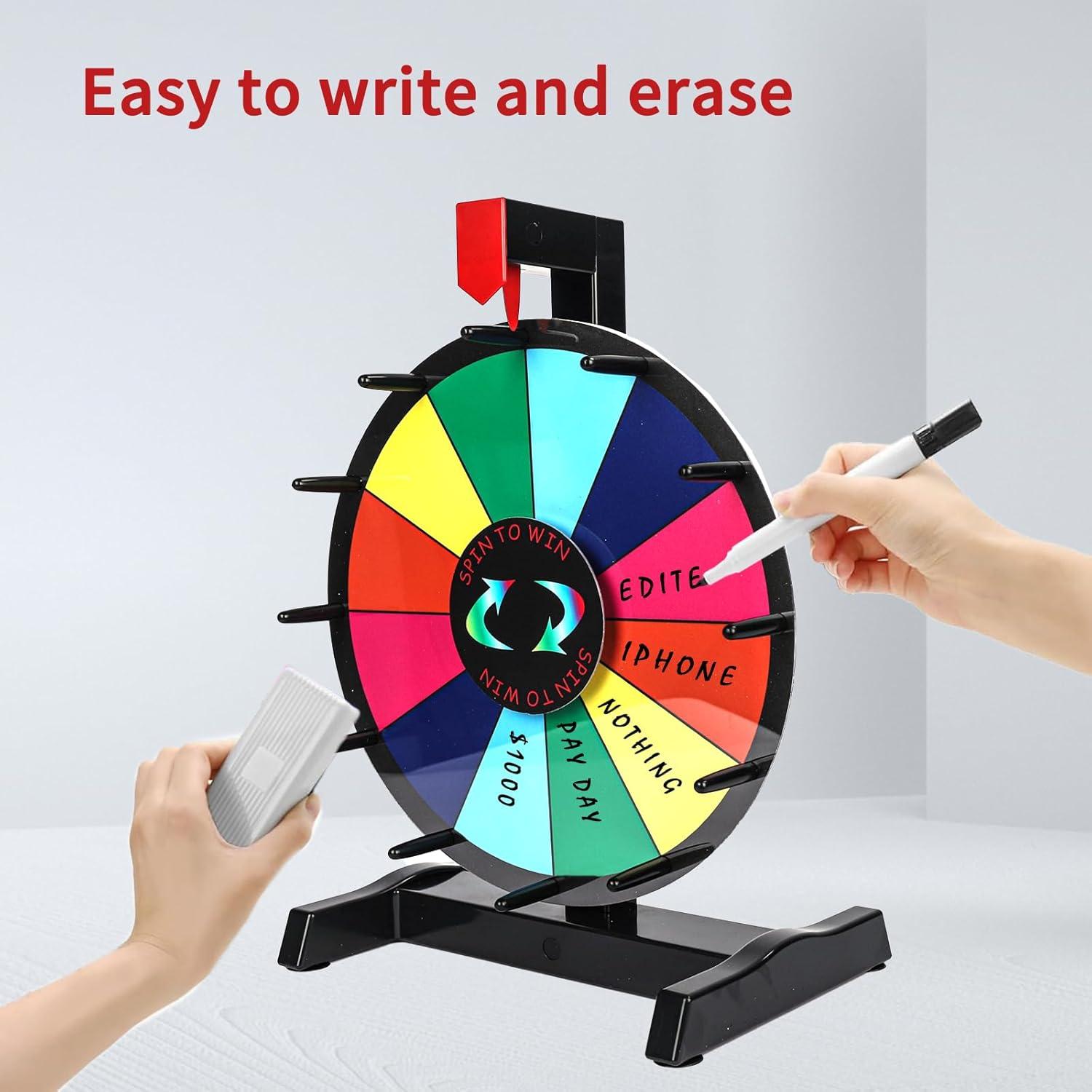 Rueda de Premios HC Display 30 cm Editable para Eventos