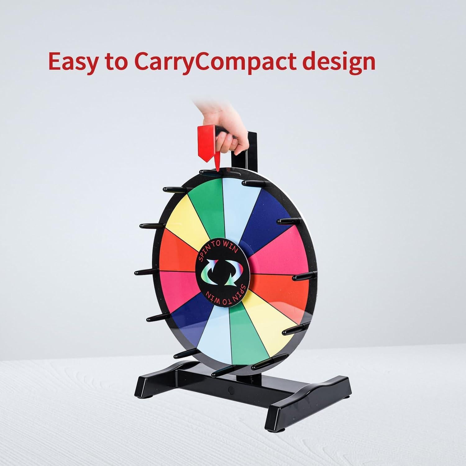 Rueda de Premios HC Display 30 cm Editable para Eventos