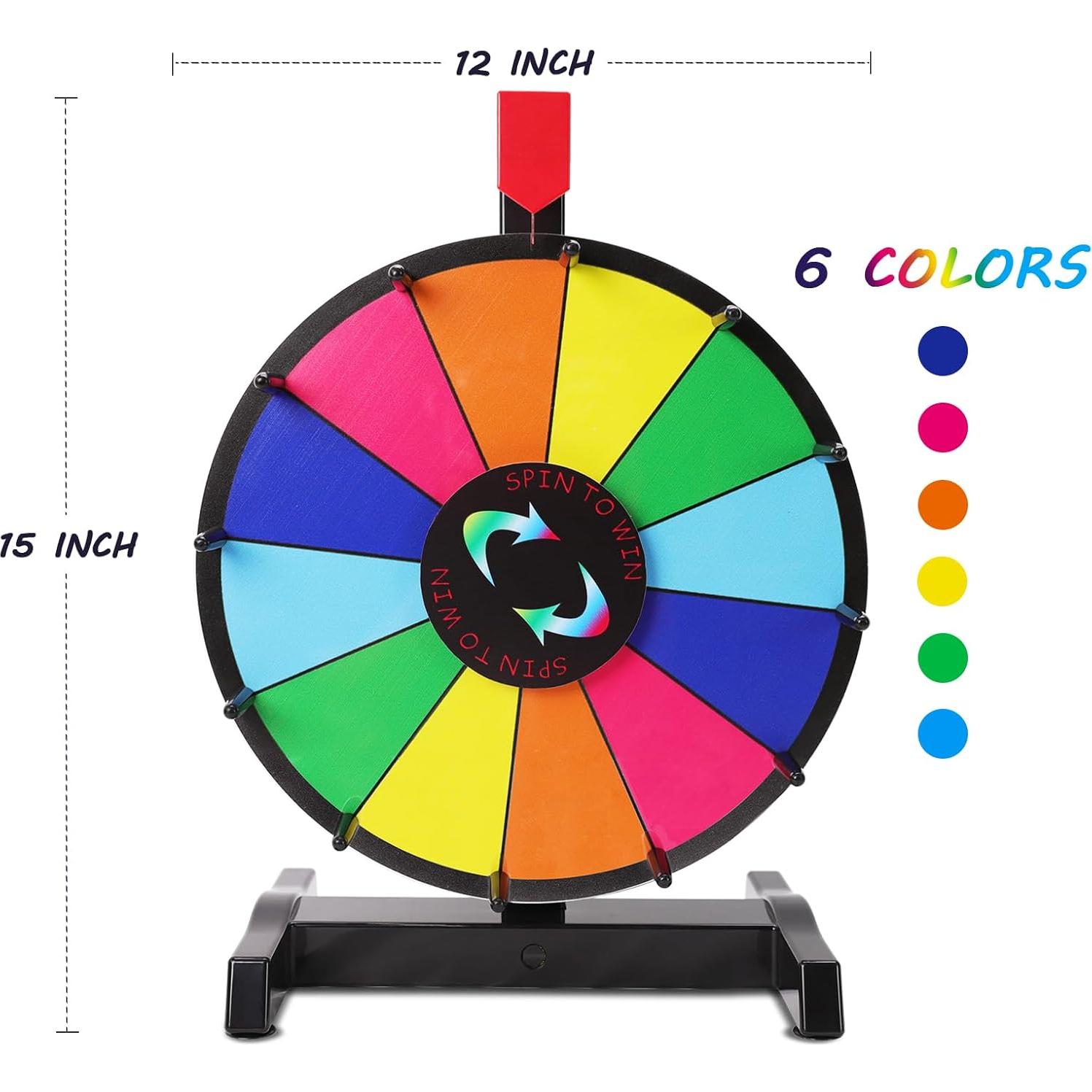 Rueda de Premios HC Display 30 cm Editable para Eventos