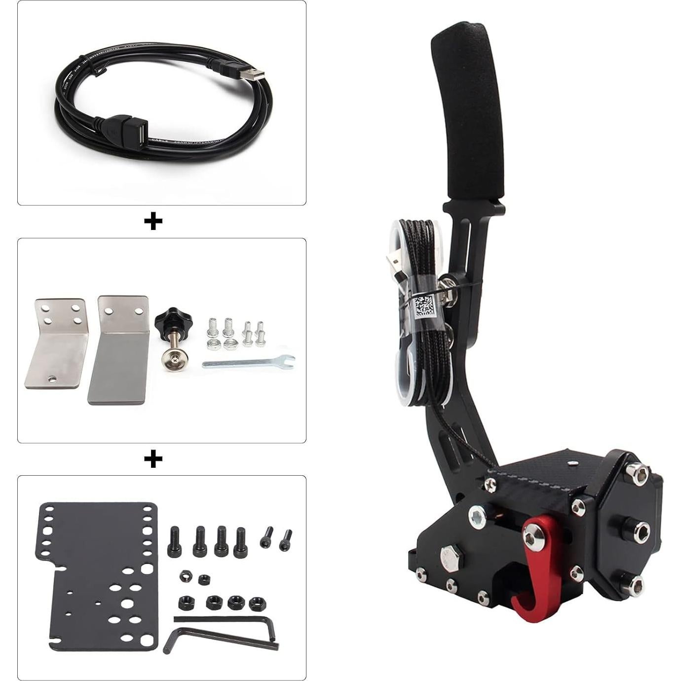 Freno de Mano USB YESHMA 64 Bit para Simuladores de Carreras