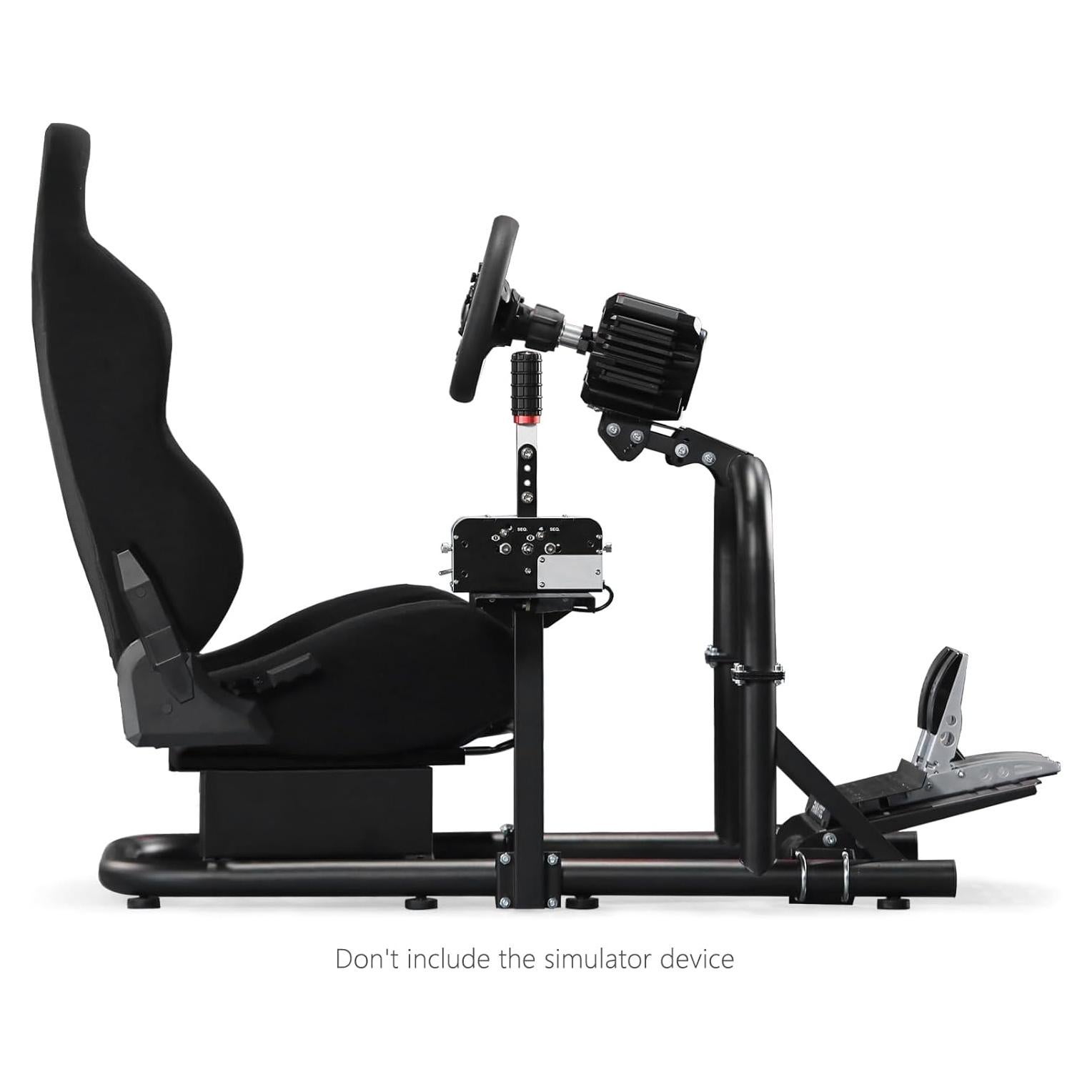 Cockpit de Simulador de Carreras Anman G29 con Asiento Ajustable