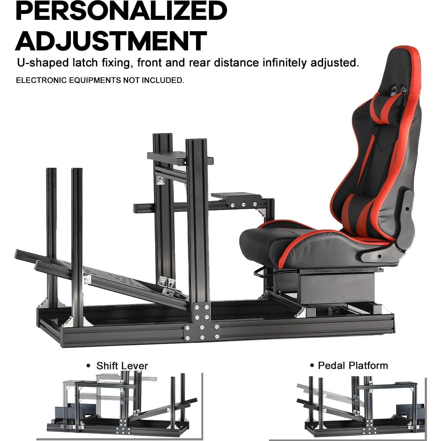 Soporte de Simulador de Carreras Anman F1 Ajustable Ergonómico