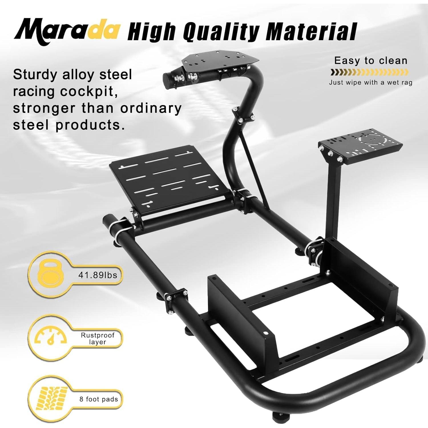 Cockpit Sim Racing Marada G29 G920 Ajustable 18.14 kg