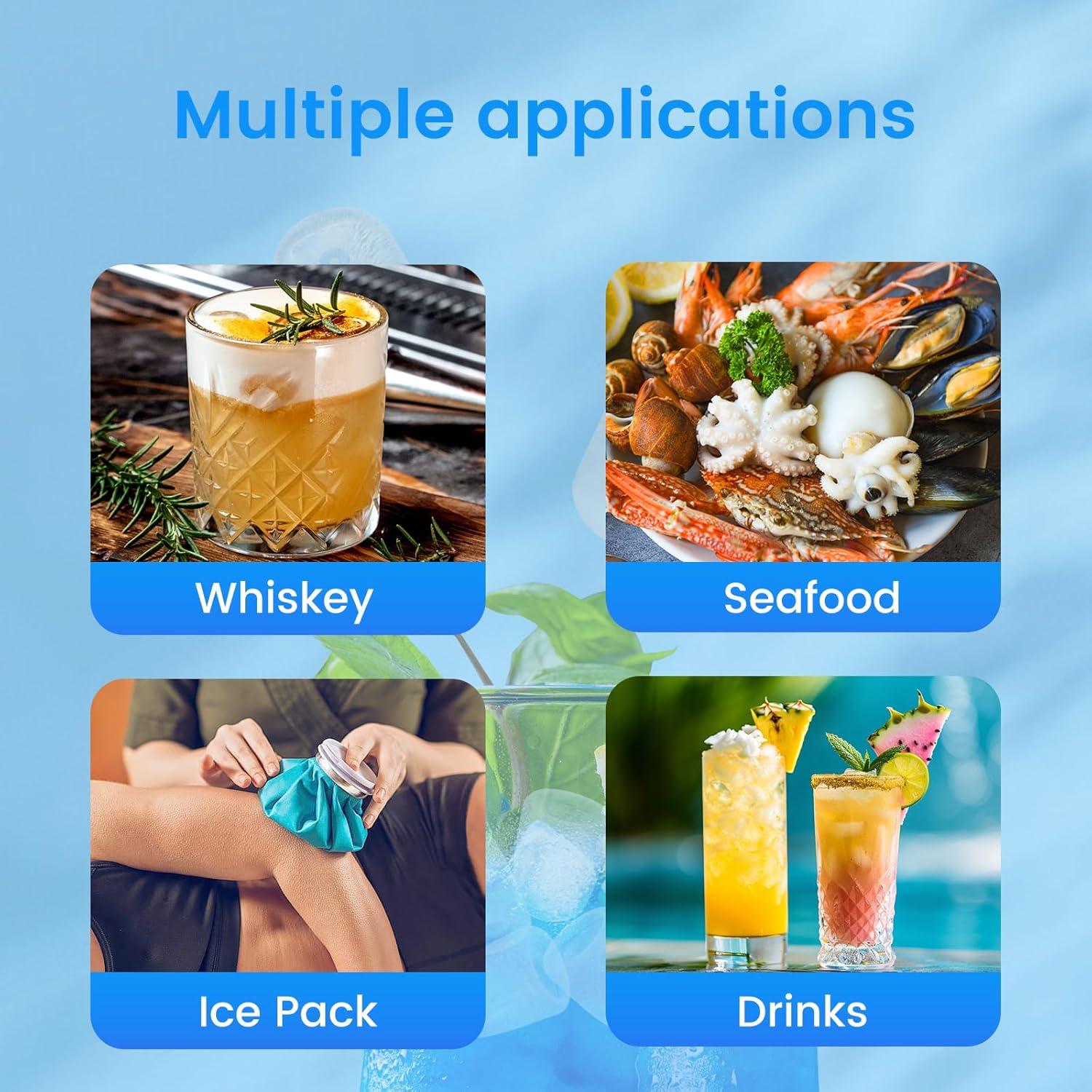 Fabricante de Hielo Electactic Portátil 12 kg/día 9 Cubos en 6 Min