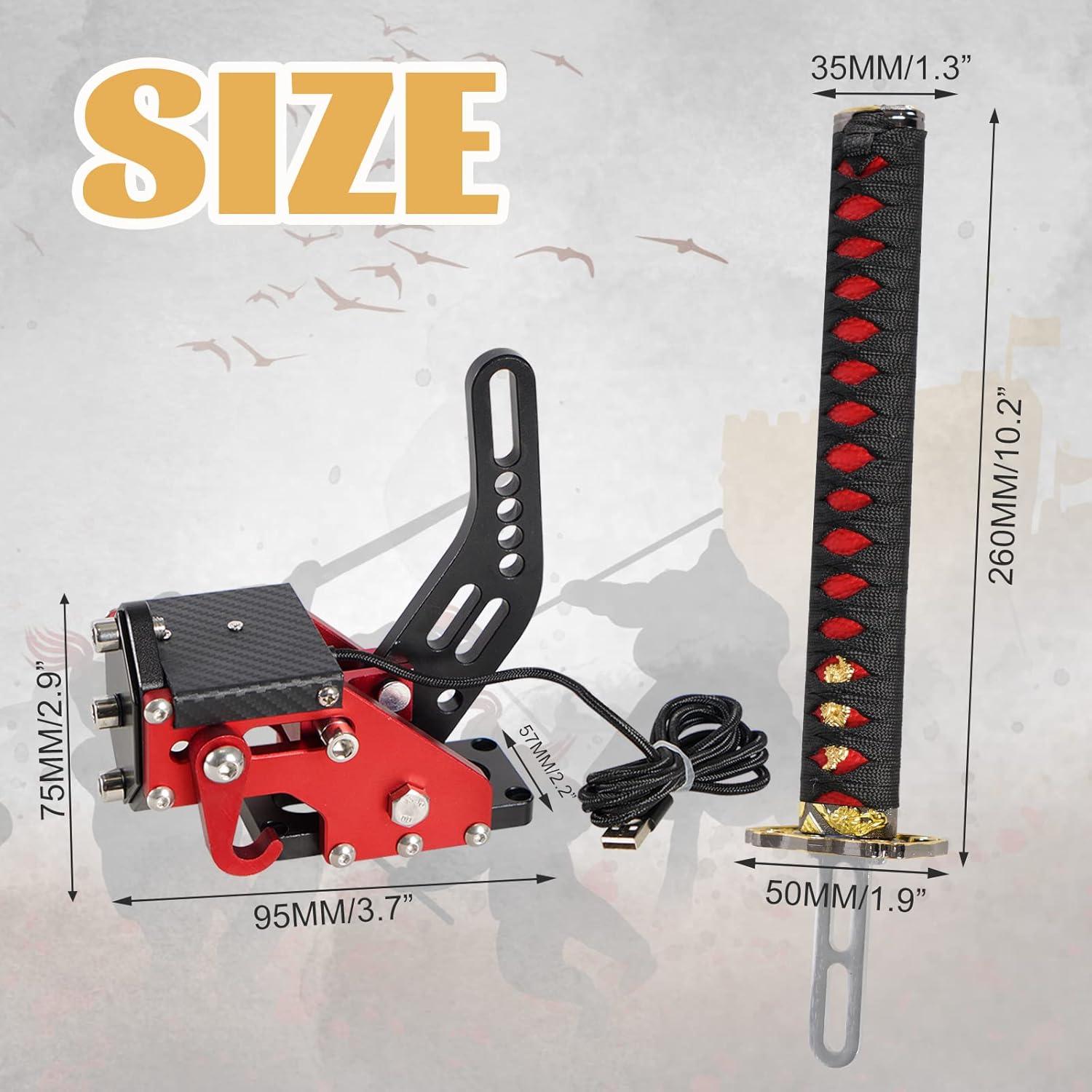 Freno de Mano USB YESHMA Katana 64 Bit para Simuladores