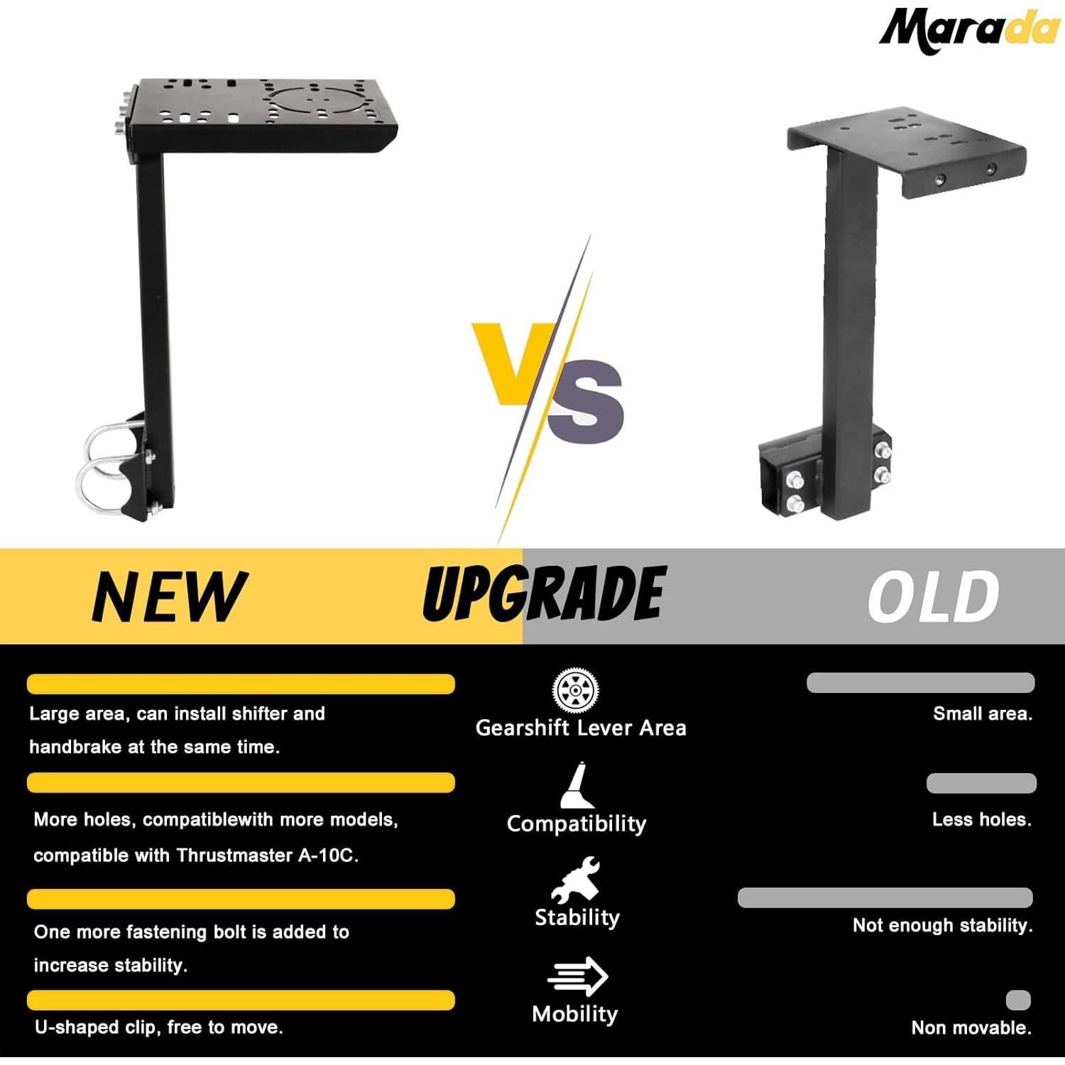 Soporte de Cambio Marada para Simulador de Carreras 50mm