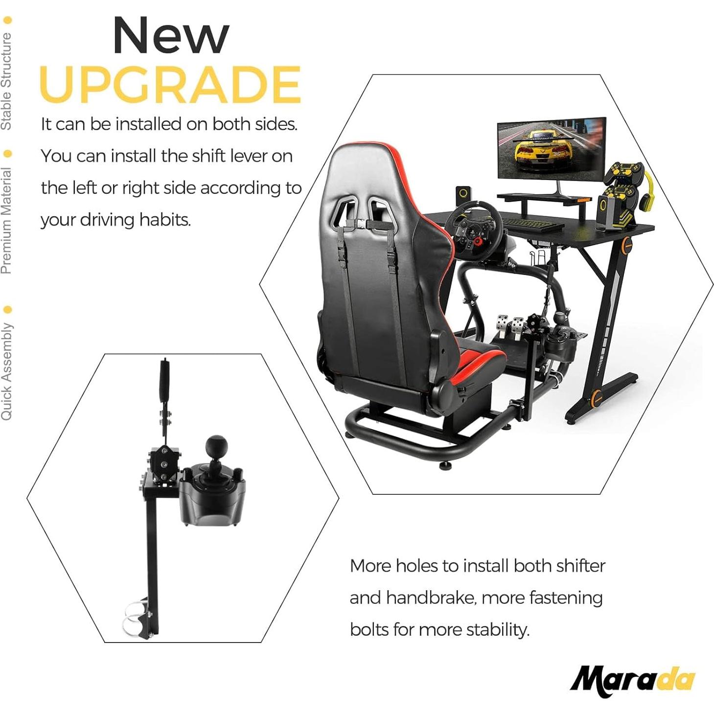 Soporte de Cambio Marada para Simulador de Carreras 50mm