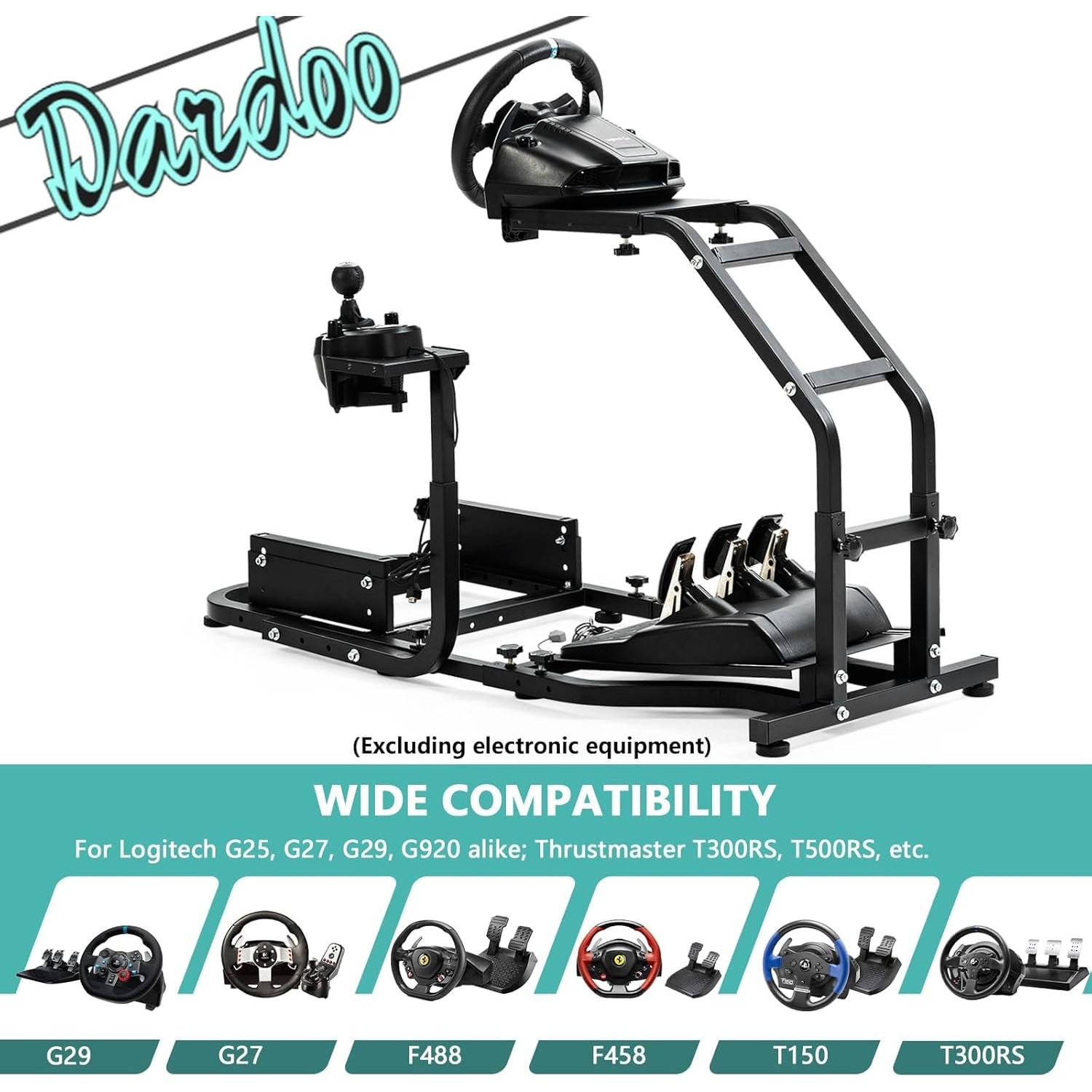 Cockpit Simulador de Carreras Dardoo Soporte Ajustable