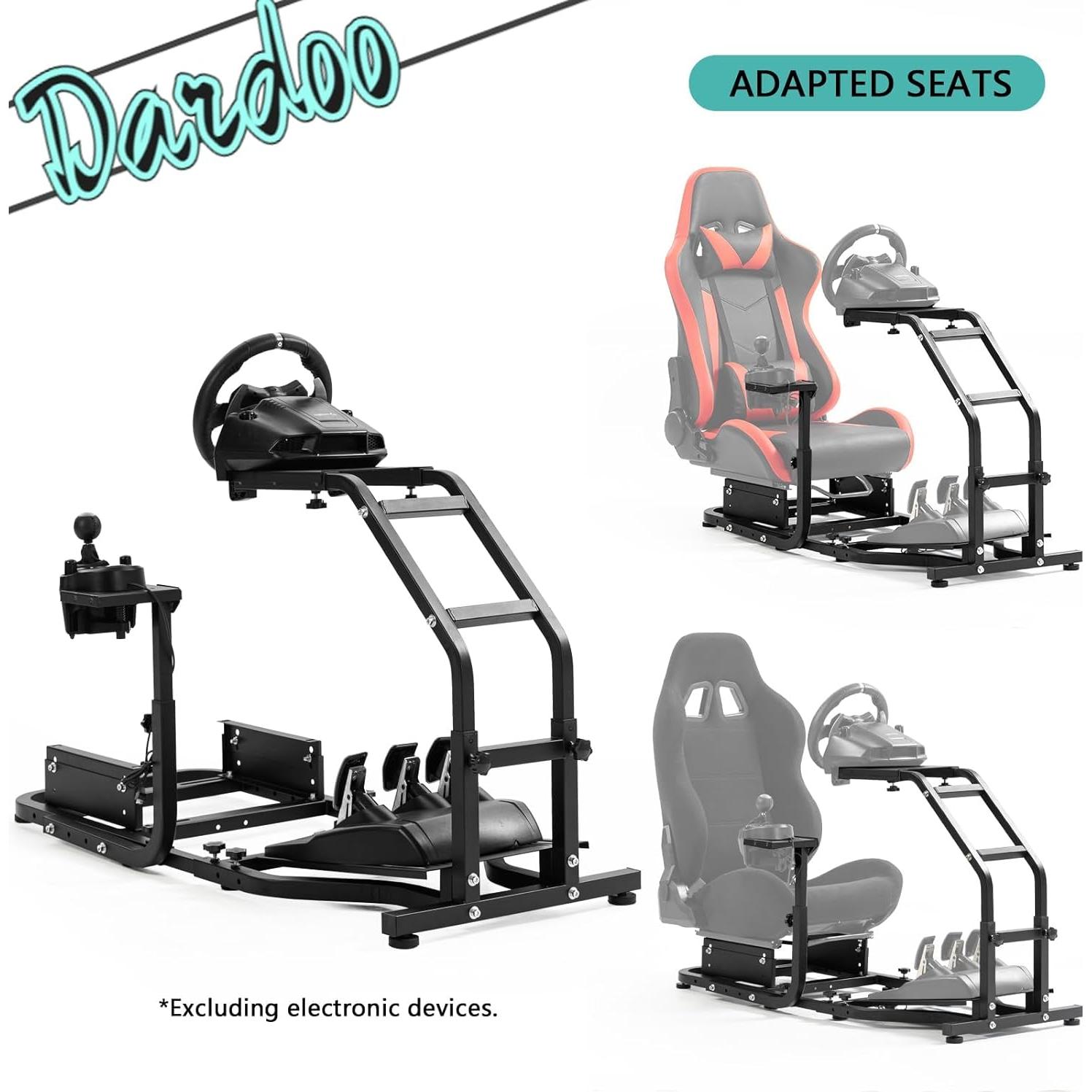Cockpit Simulador de Carreras Dardoo Soporte Ajustable