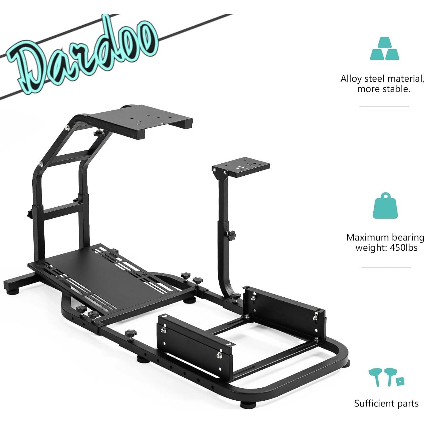 Cockpit Simulador de Carreras Dardoo Soporte Ajustable