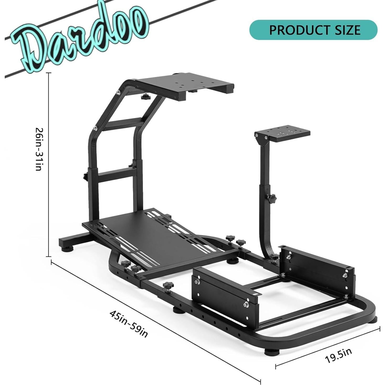 Cockpit Simulador de Carreras Dardoo Soporte Ajustable