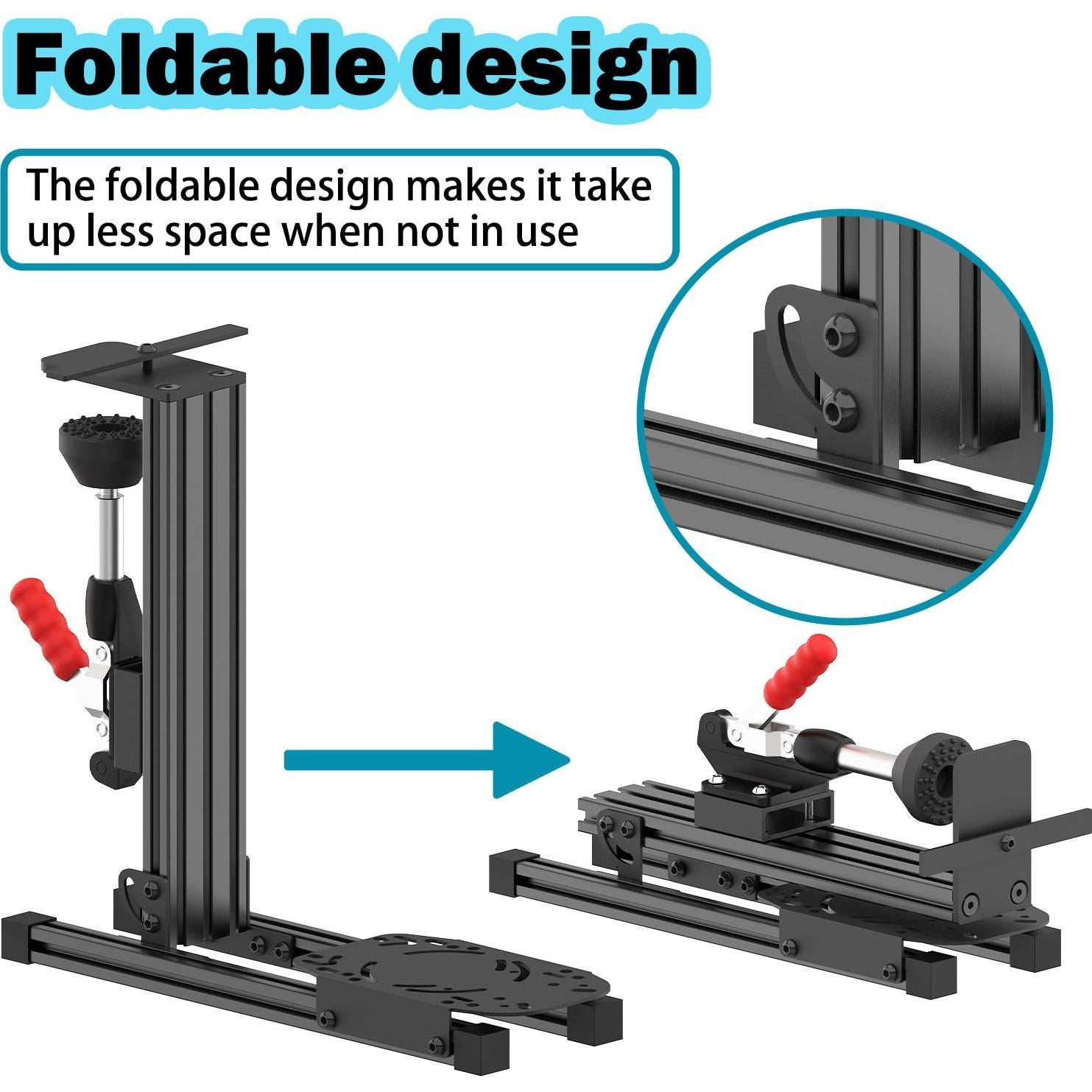 Soporte de Escritorio Wuutyty para Joystick de Vuelo