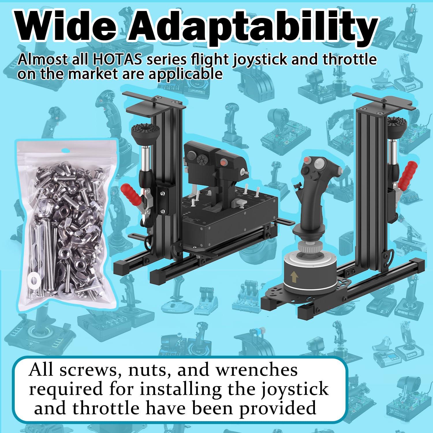 Soporte de Escritorio Wuutyty para Joystick de Vuelo