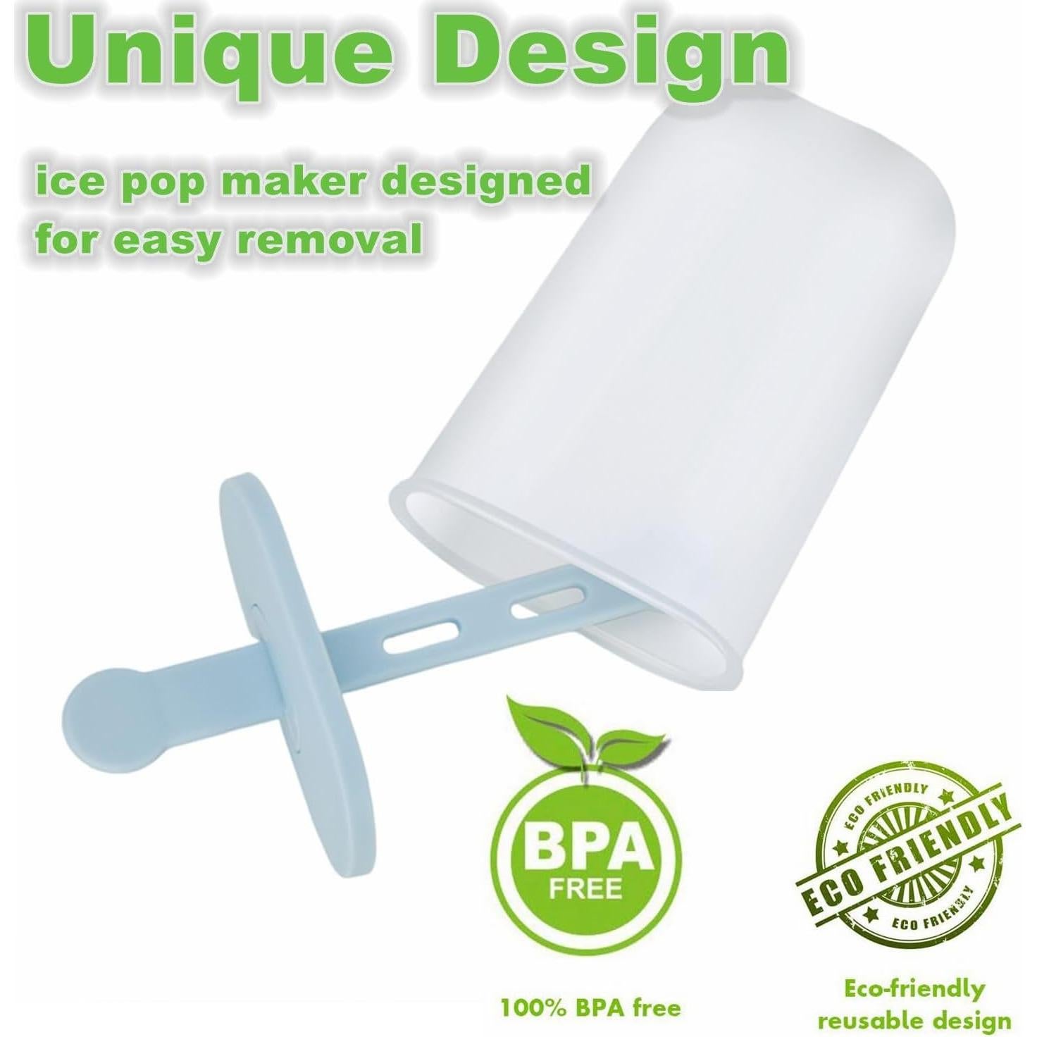 Juego de Moldes para Paletas Honsen 6 Piezas Libre BPA