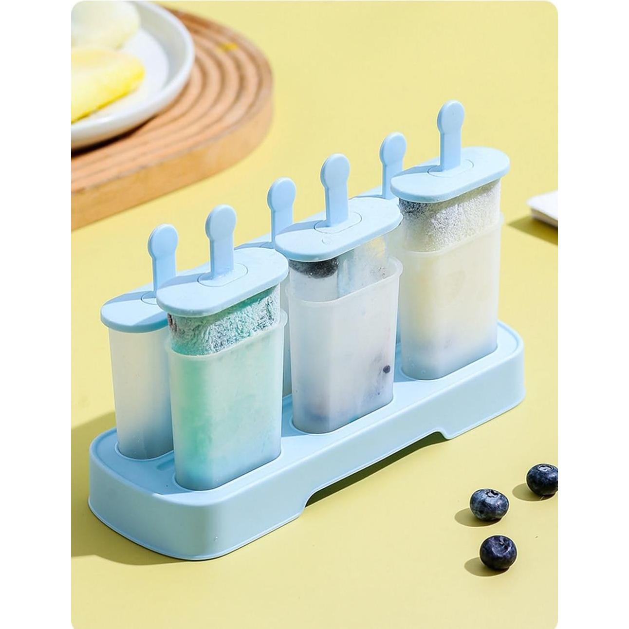 Juego de Moldes para Paletas Honsen 6 Piezas Libre BPA