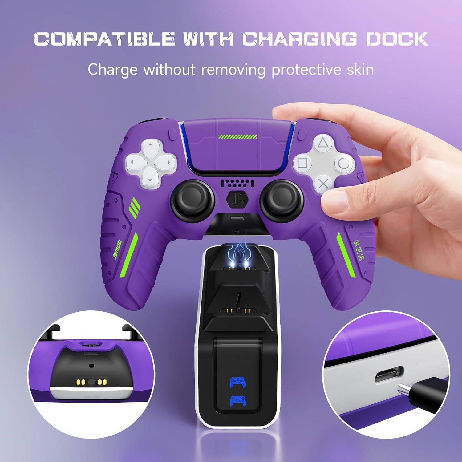 Funda de Silicona Antideslizante JEMDO para Controlador PS5