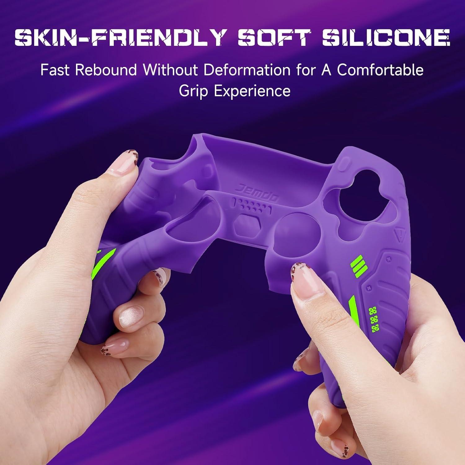 Funda de Silicona Antideslizante JEMDO para Controlador PS5