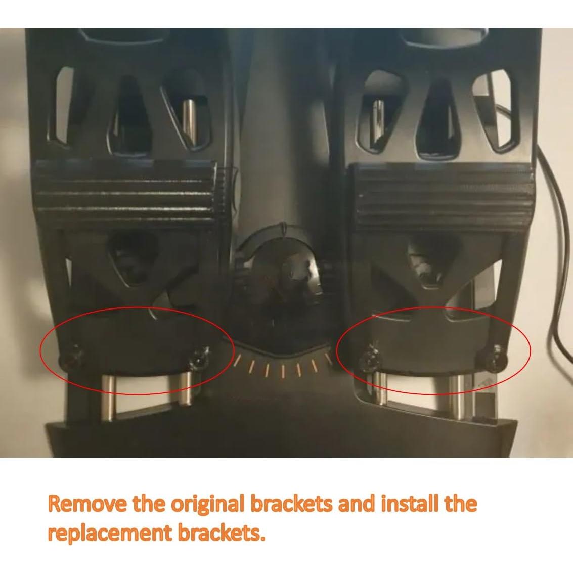 Reposapiés Mejorados XINGBIRDS para Pedales Thrustmaster TFRP