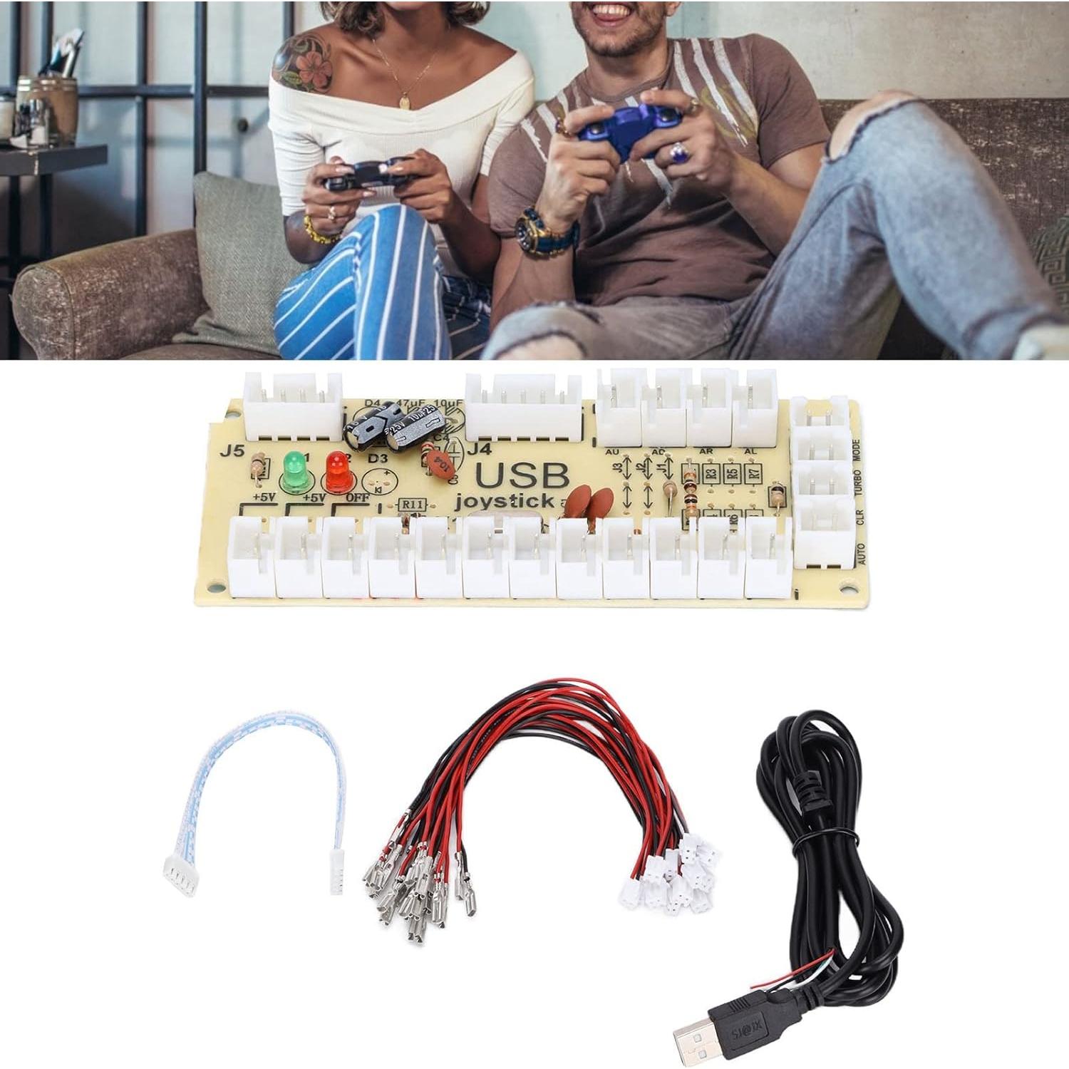 Placa Codificador USB Kafuty para Arcade PC y Raspberry Pi