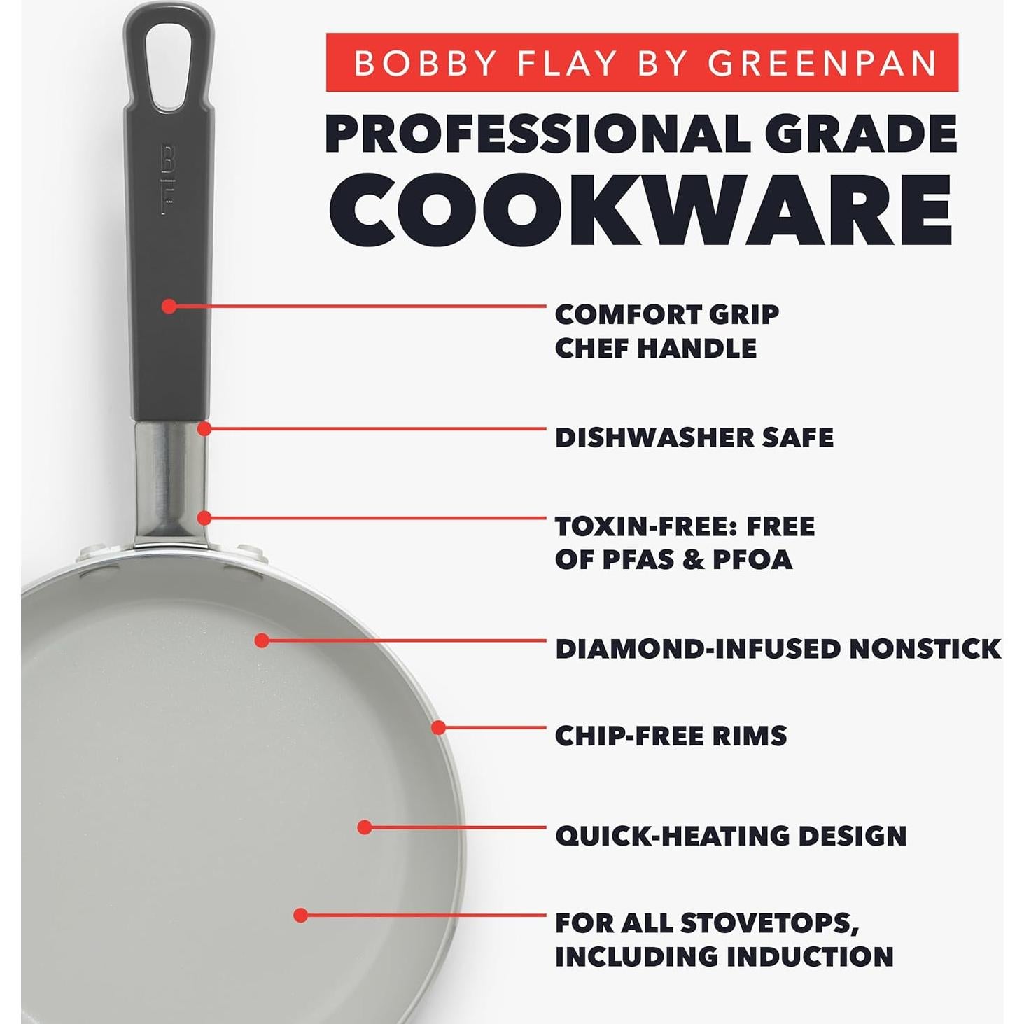 Juego de Utensilios de Cocina GreenPan 13 Piezas Grafito