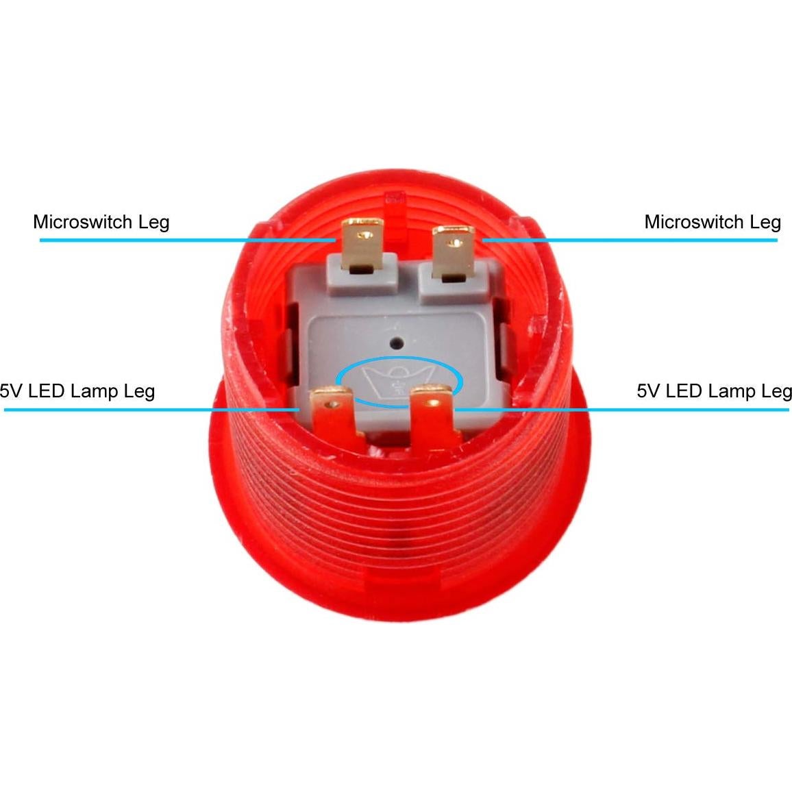 Botones LED Arcade 24mm EG STARTS para Joystick 5V