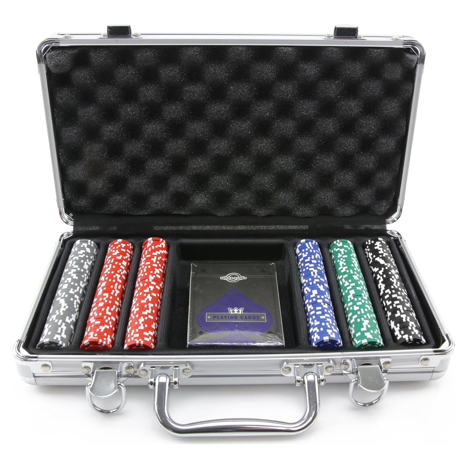 Juego de Fichas de Póker Mini Versa Games 300 Piezas