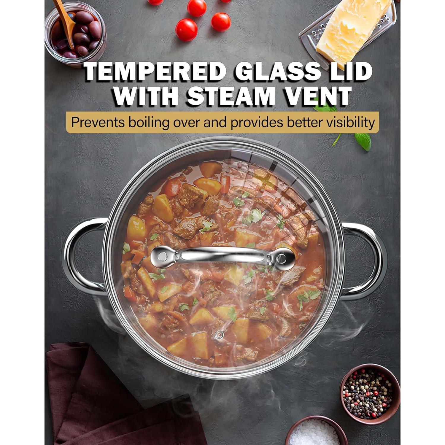 Juego de Utensilios de Cocina Cook N Home 12 Piezas Acero Inox