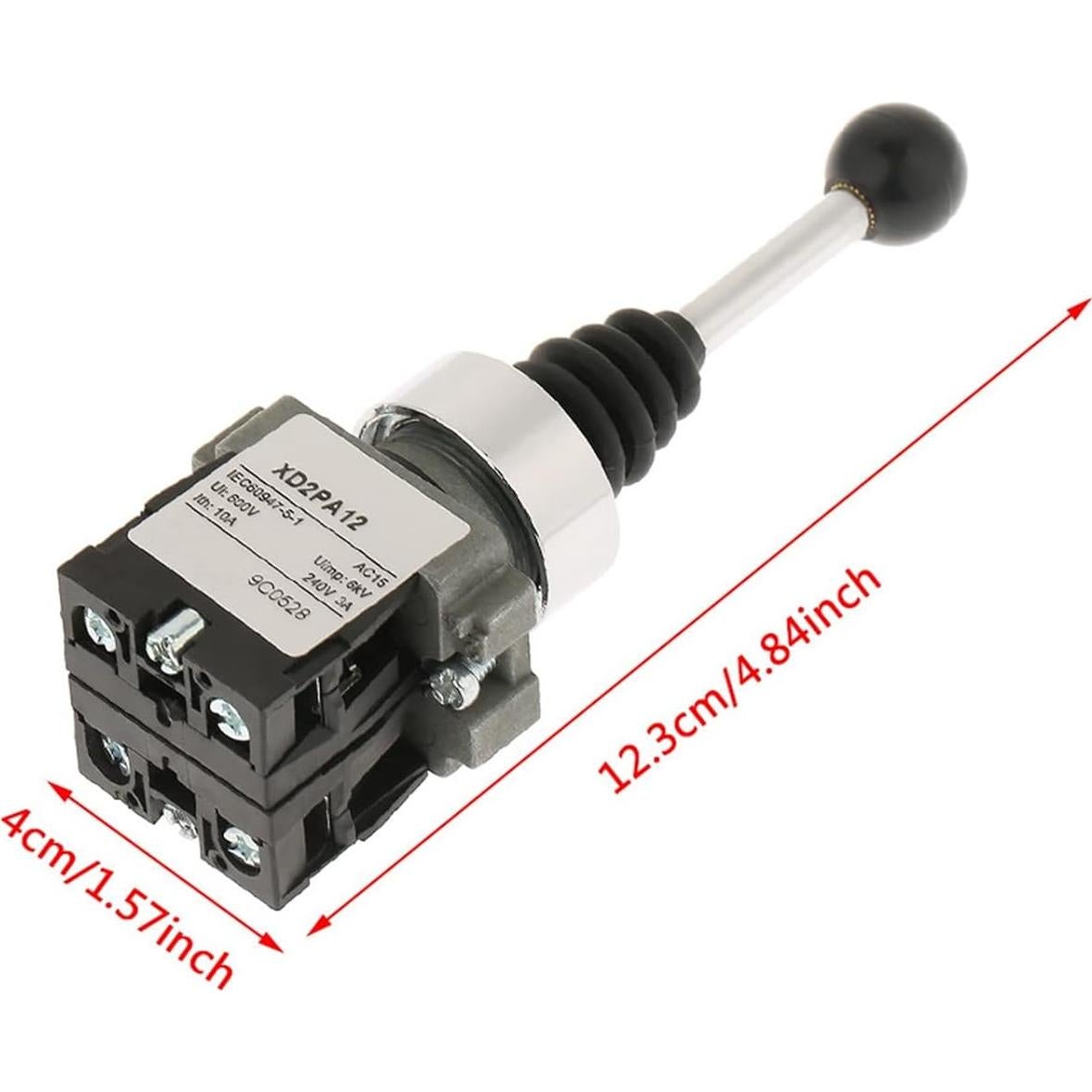 Interruptor Joystick Momentáneo 2NO 220V 380V Mrisata XD2PA12